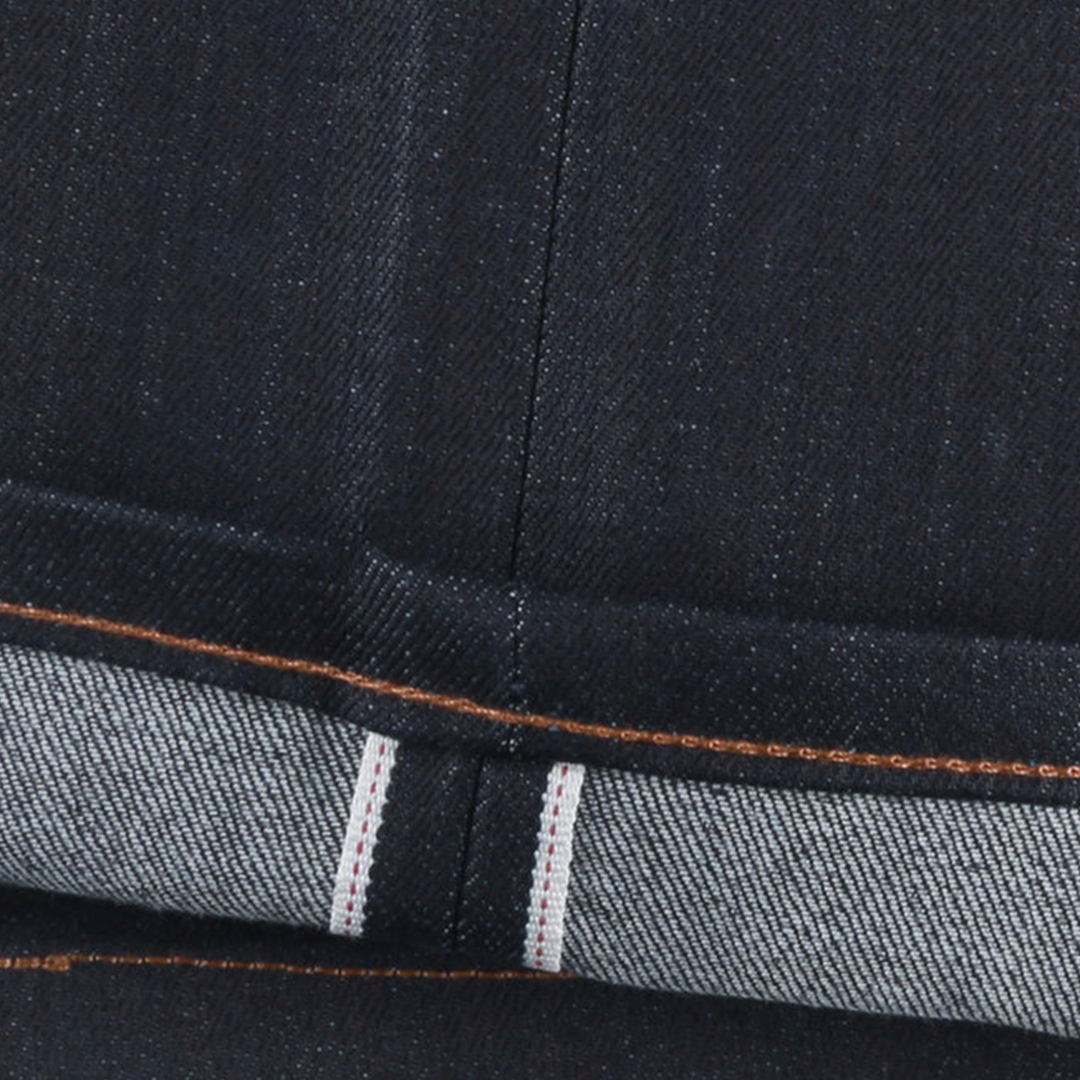 Naked & Famous Nightshade Stretch Selvedge Jeans - True Guy Fit for Men | Comfortable Slim Straight Denim Pants for Casual Wear & Night Out