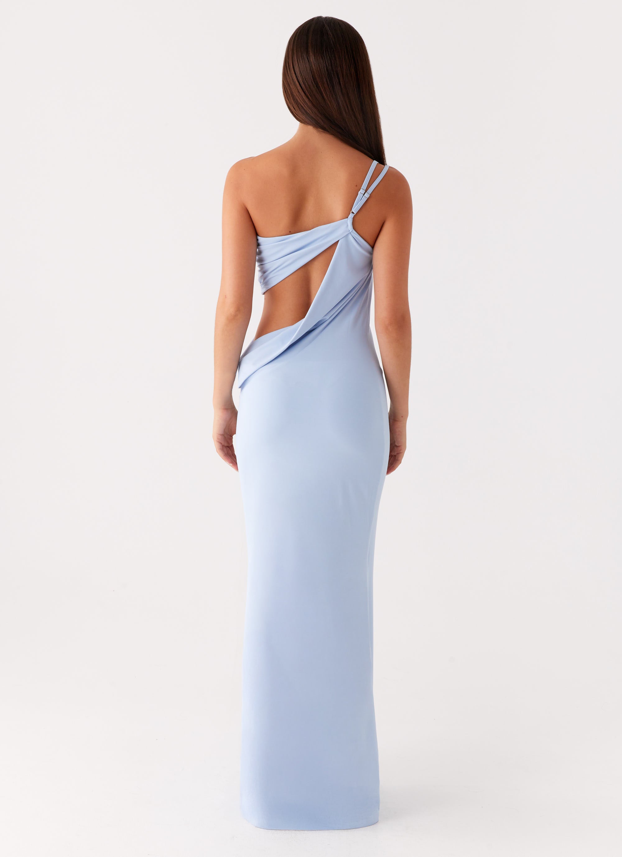 Dani Maxi Dress for Women - Flowy Long Summer Dress in Blue | Beach, Vacation, Party, Casual Wear