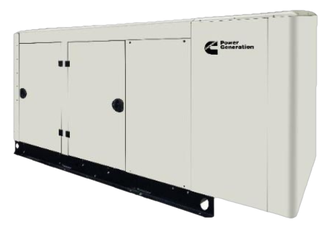 Cummins A054F630 RS50 50kW Quiet Connect™ Series Liquid Cooled Standby Generator - Single Phase LP/NG for Home Backup Power & Emergency Use