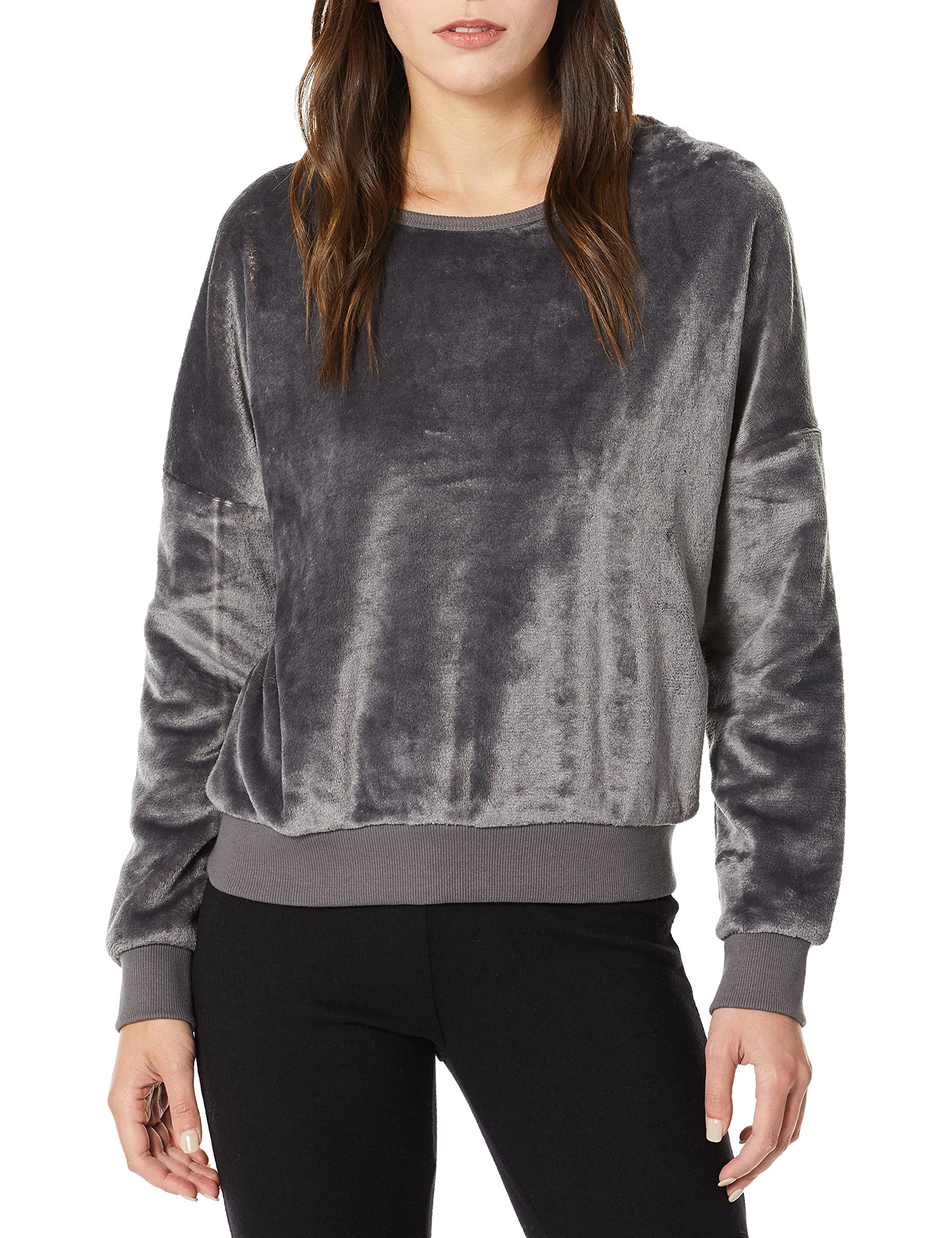 PJ Salvage Women's Cozy Fleece Hoodie - Soft Warm Pullover Sweatshirt for Lounge, Travel & Casual Wear
