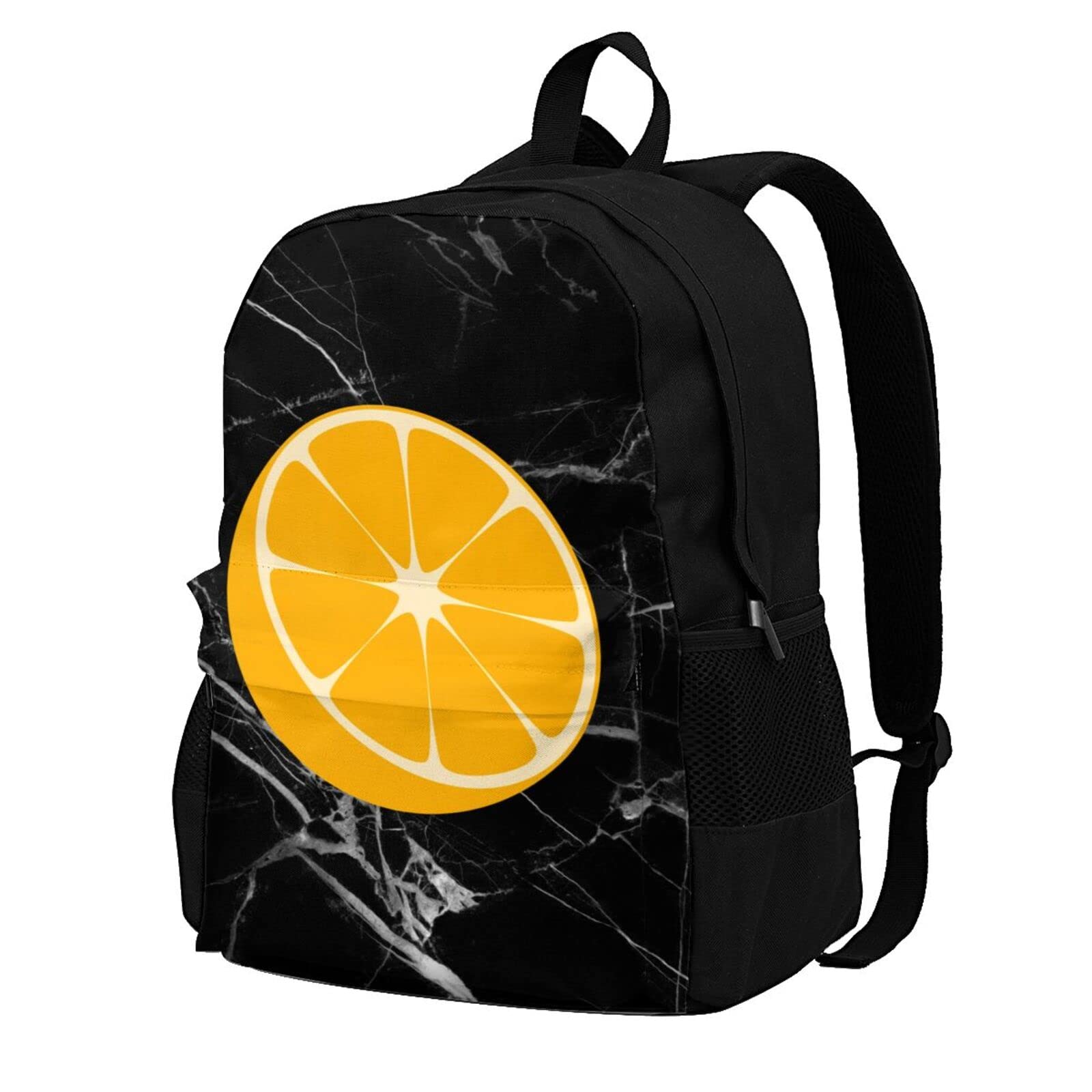 Veswiya Orange Laptop Backpack - Travel & School Bag for Women Men Teens - Perfect for Work & College