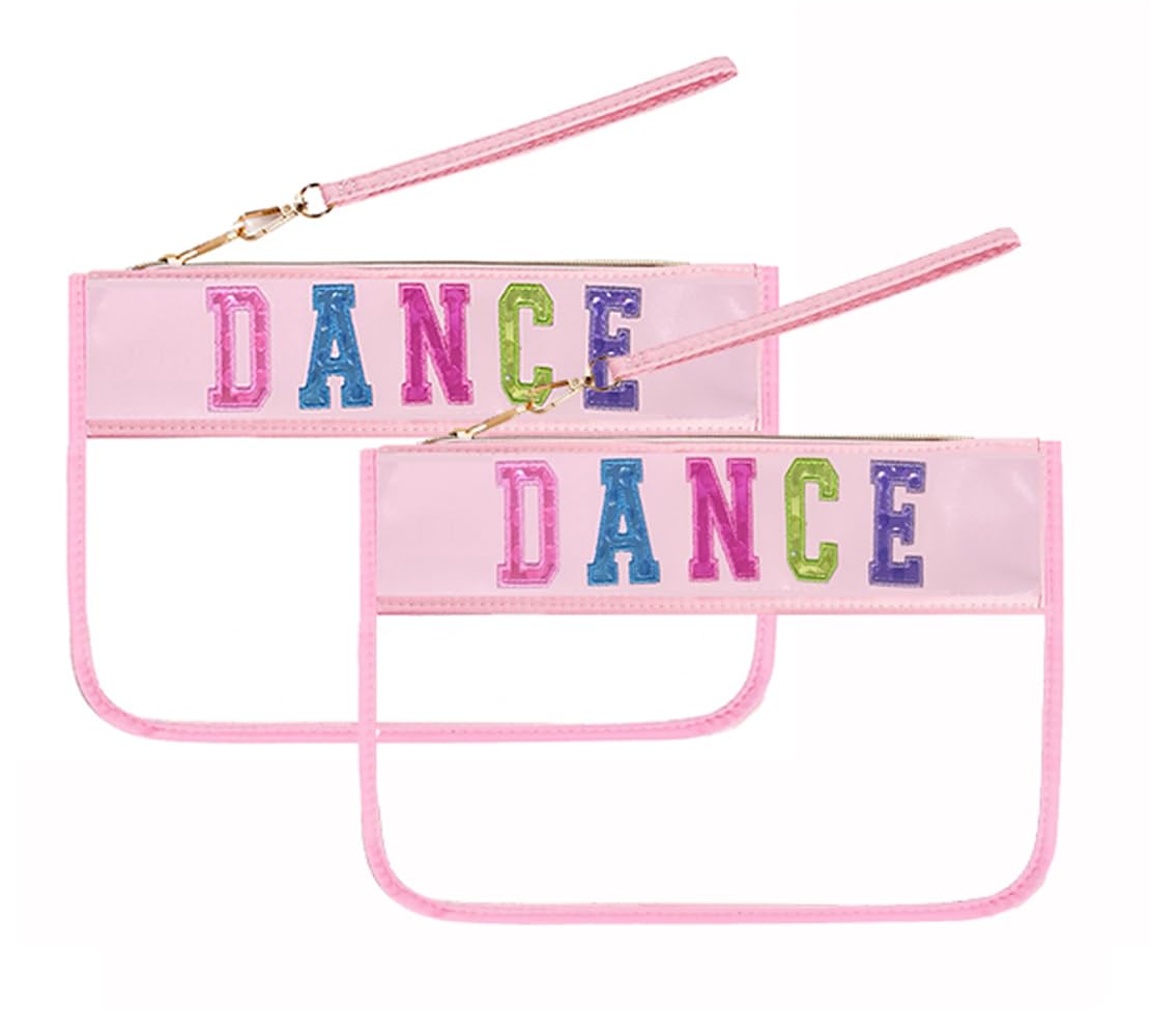 Dance Makeup Bag for Girls - Waterproof & Spacious Cosmetic Pouch for Ballet Recital, Dance Competition Essentials - Perfect Dance Recital Gift for Dancers (Ideal for Ballet, Jazz & Tap Classes)