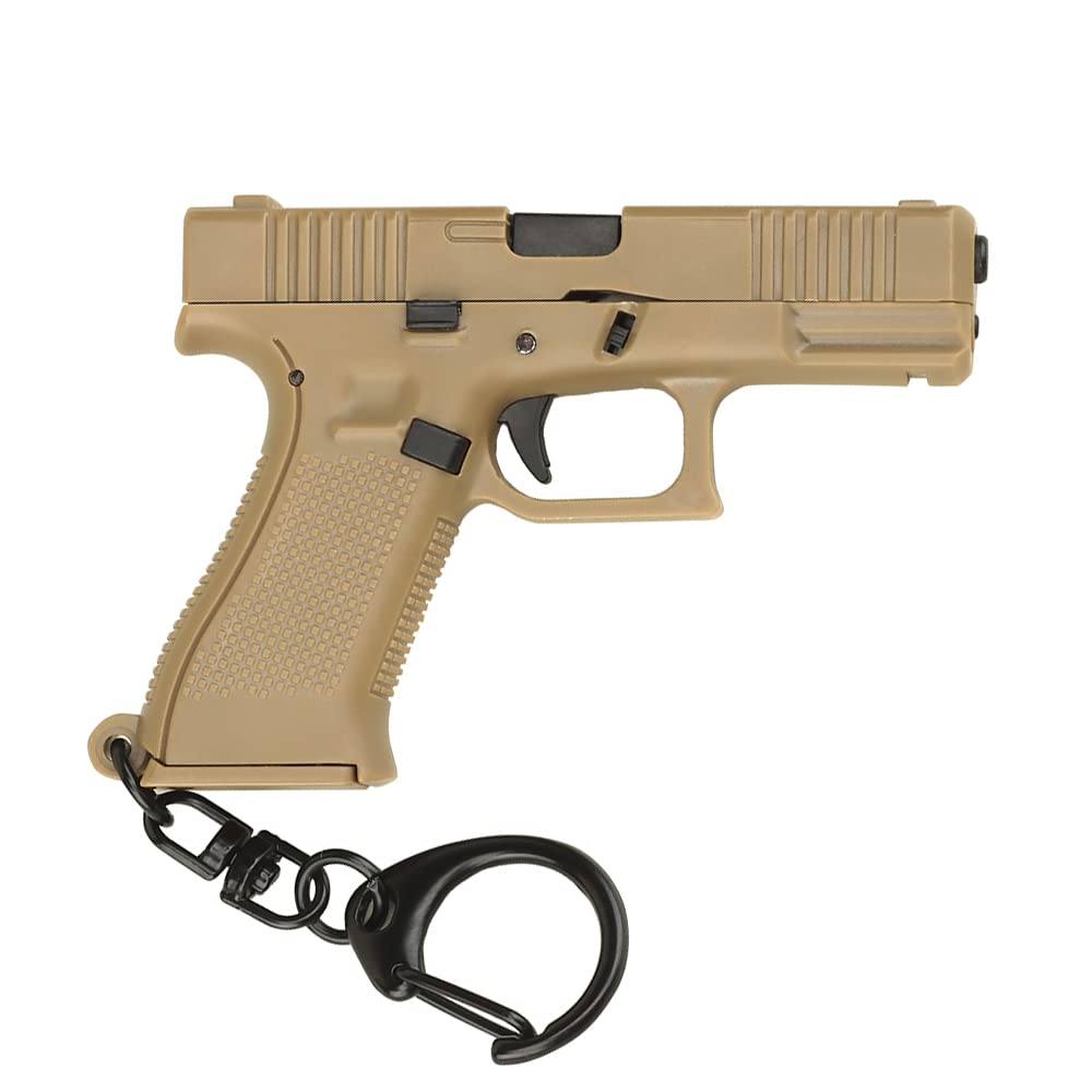 OKGIUGN G45 Pistol Keychain - Tactical Gun Shaped Bag Pendant, Stress Relief Fidget Toy for Men & Women - Perfect for Keyrings, Backpacks, Gifts & Anxiety Relief