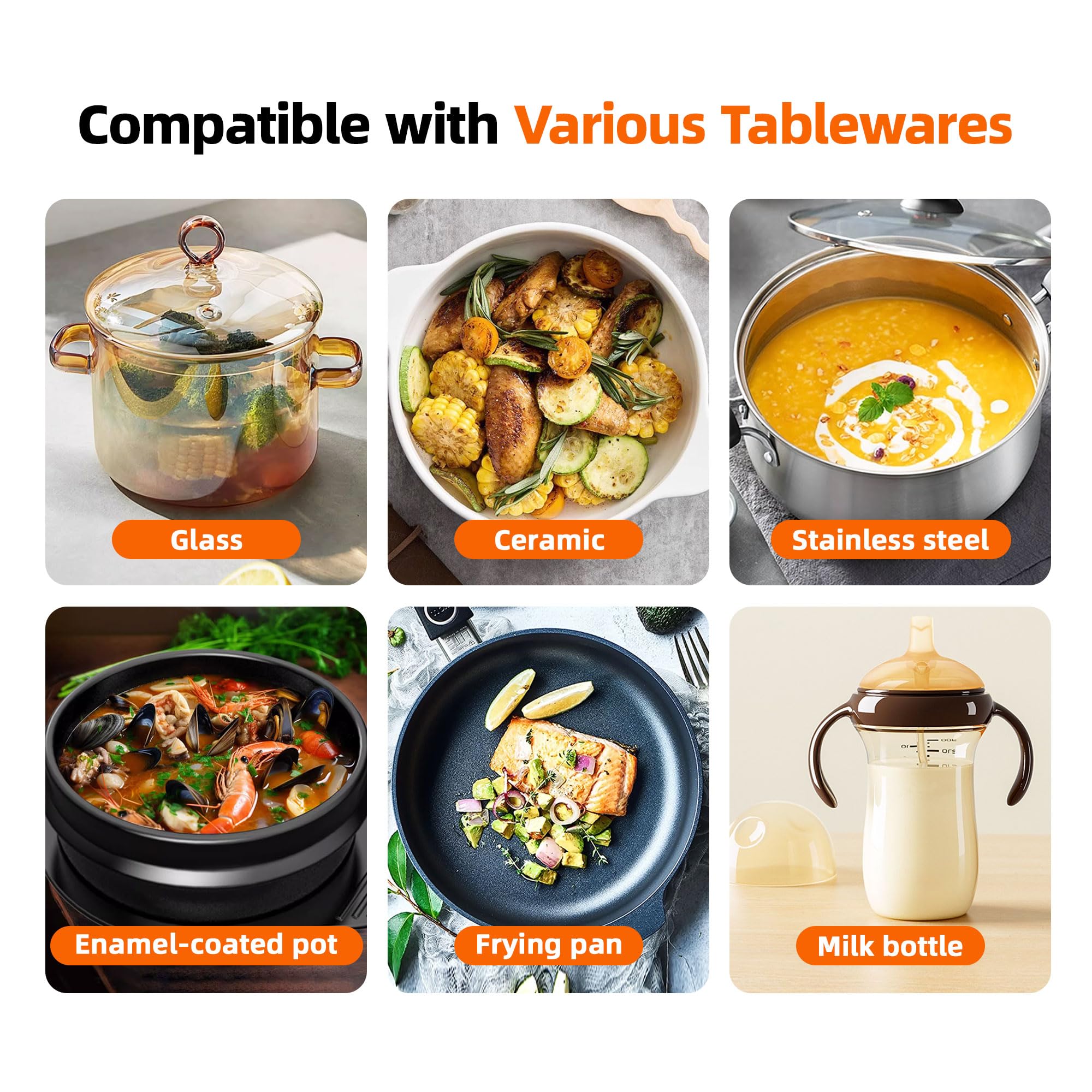Vieshful Electric Warming Tray - Silicone Heating Mat for Food, Foldable Warming Plate with Full Surface Heating, 3 Temperature & Timer Settings - Perfect for Parties, Buffets, Holiday Gatherings & Family Dinners - Keep Food Warm at Home or Outdoor Events