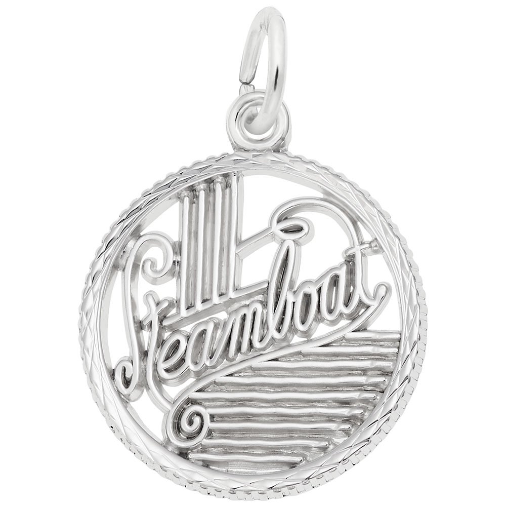 Steamboat Charm - Vintage Boat Pendant for Bracelets & Necklaces - Perfect for Nautical Jewelry, DIY Crafts, and Gifts
