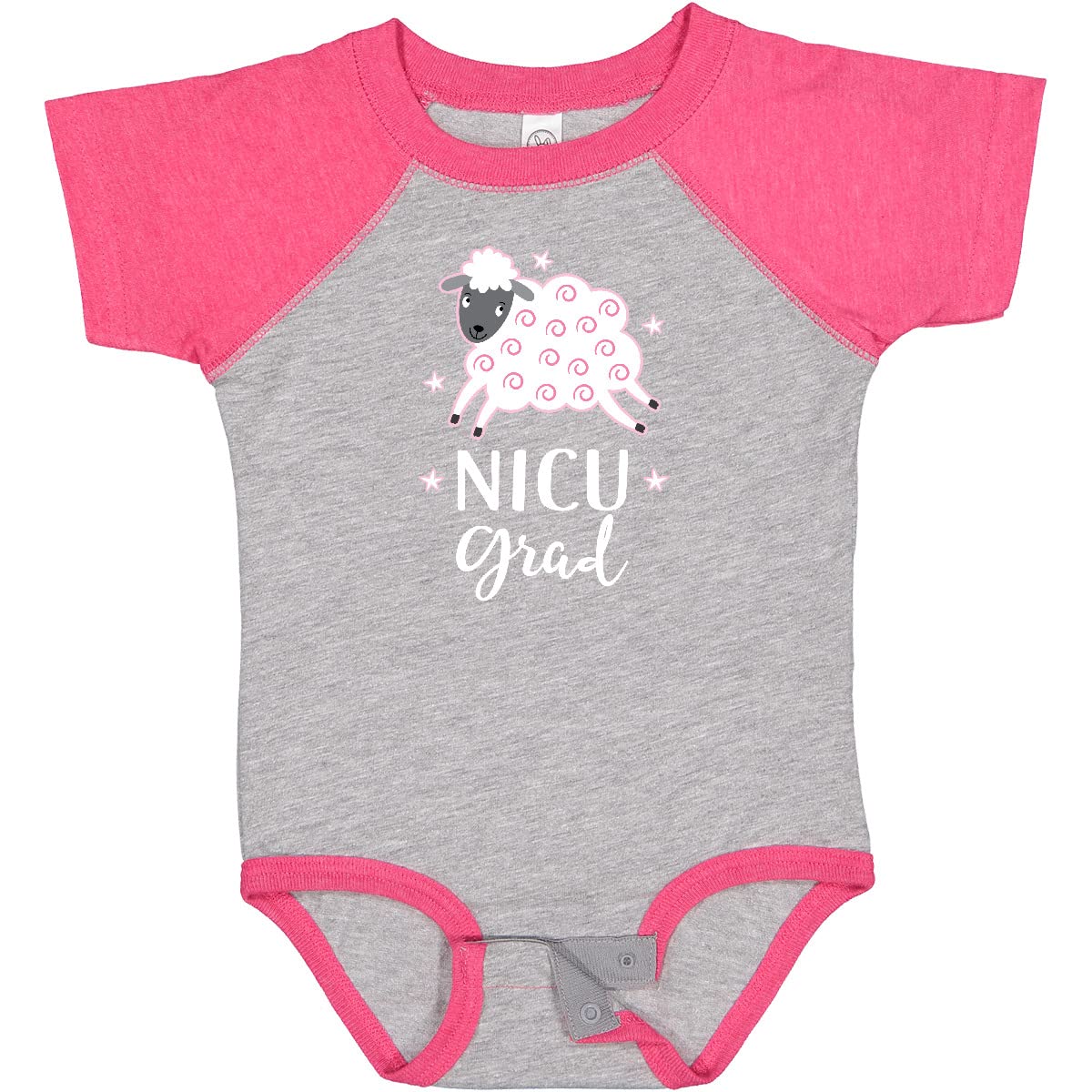 Inktastic NICU Graduate Baby Girl Bodysuit - Soft Cotton Onesie for Preemie & Newborn - Perfect for NICU Graduation, Baby Showers & First Photos