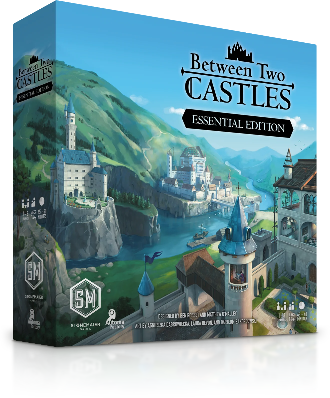 Between Two Castles Essential Edition - Strategic Board Game for 2-7 Players | Family & Friends Game Night | Perfect for Parties & Game Groups