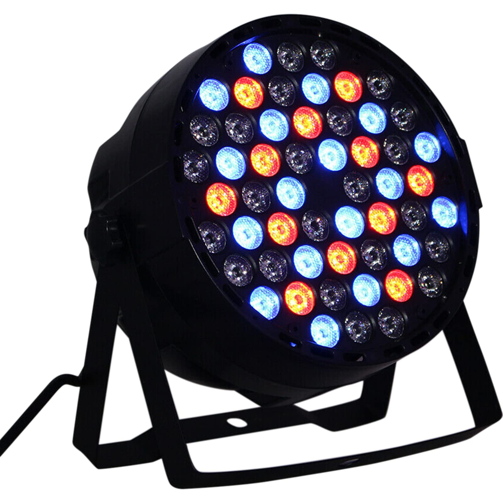4-in-1 RGBW LED Par Lights - DMX512 Stage Lighting with Color Mixing (8 Pack) - Perfect for DJ Shows, Concerts, and Theater Performances