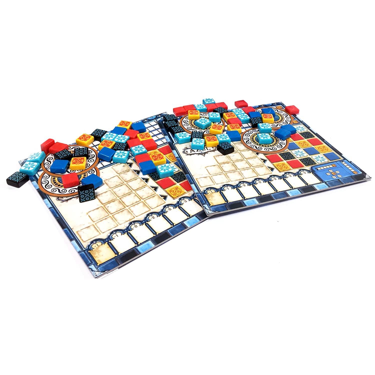 Azul Board Game - Strategy Tile Placement Game for 2-4 Players | Family Board Game for Kids & Adults Ages 8+ | 30-45 Min Playtime | Bilingual English/Spanish | Perfect for Family Game Nights & Party Gatherings | by Next Move Games