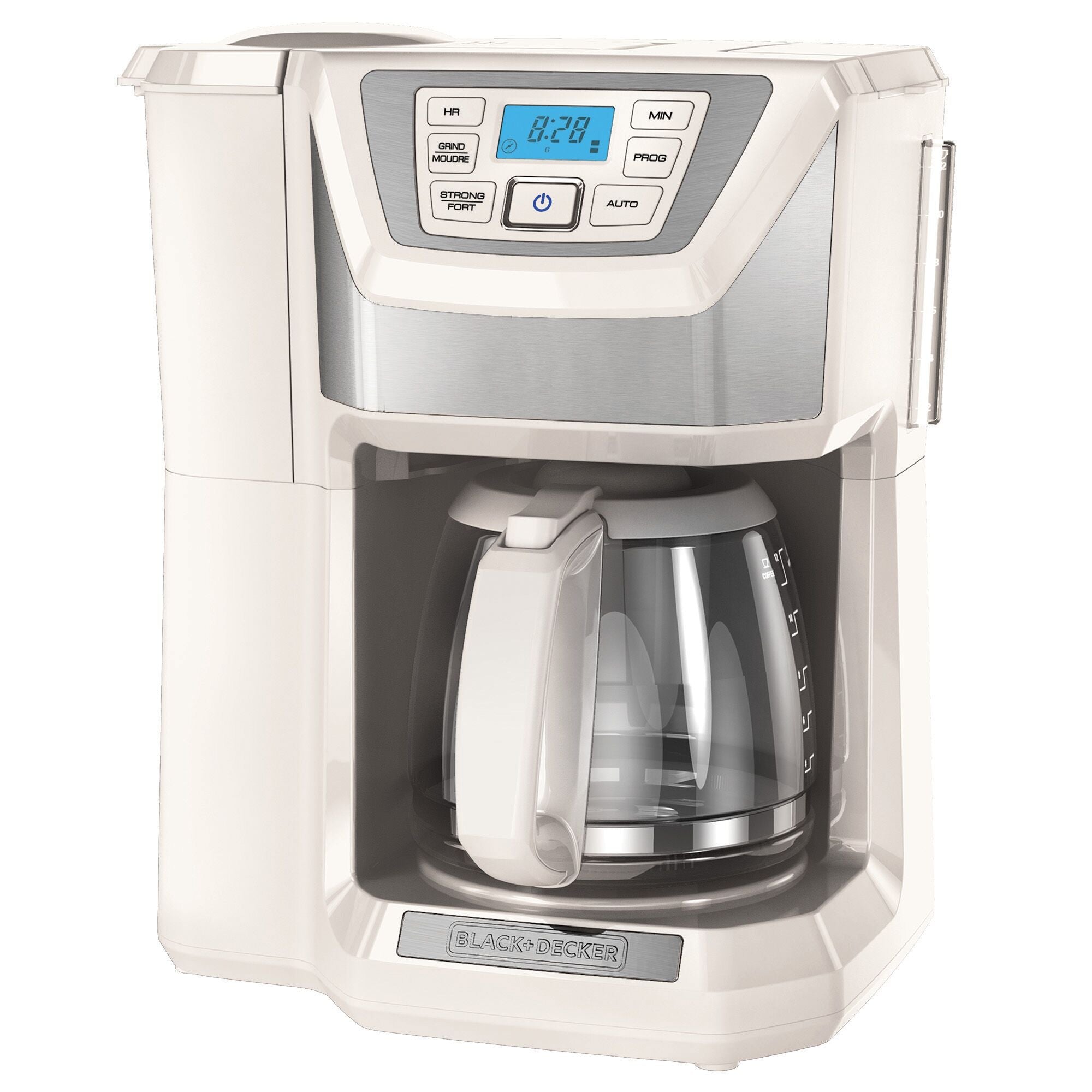 12 Cup Mill & Brew Coffee Maker with Built-in Grinder - Fresh Ground Coffee for Home, Office, or Restaurant Use
