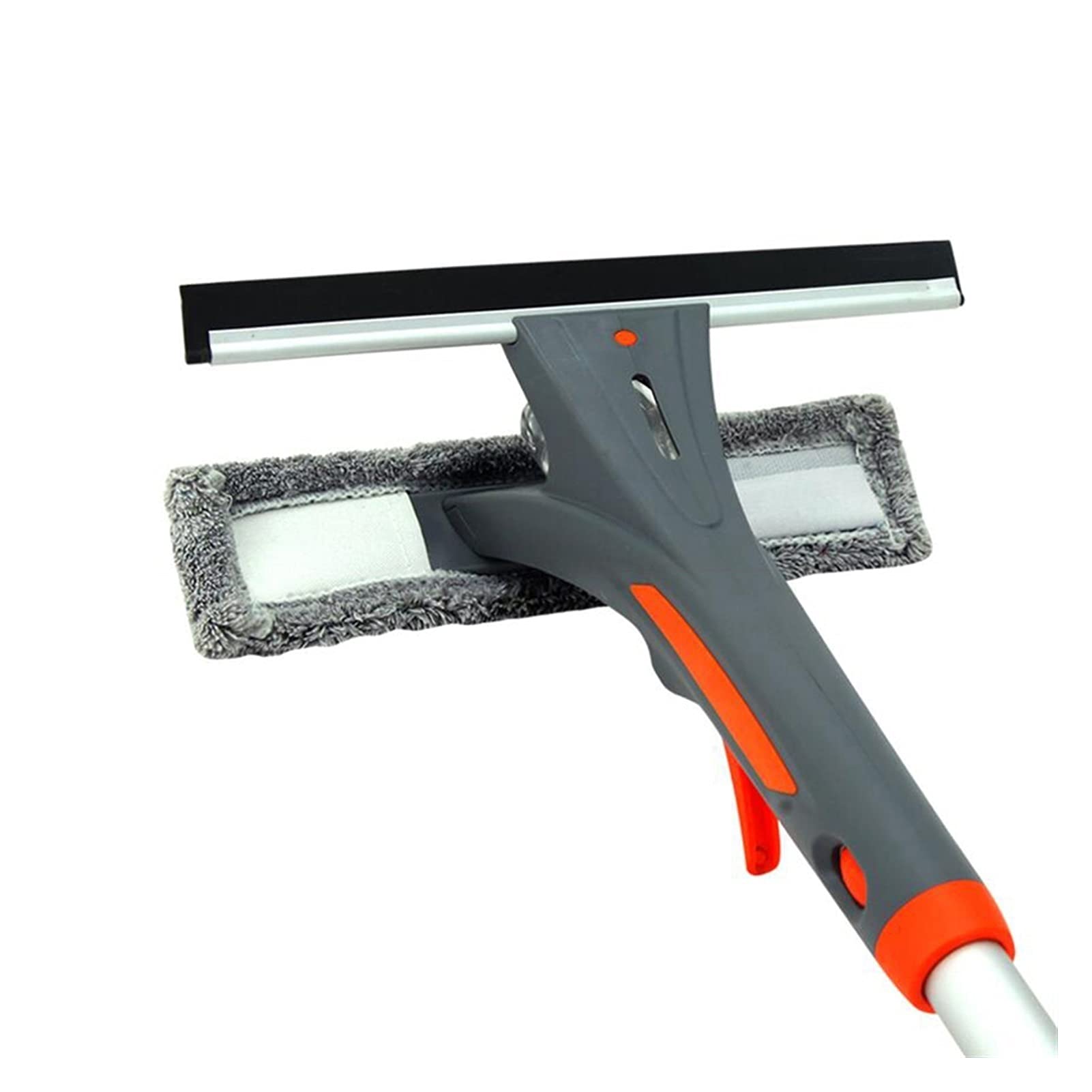 **Extendable Window Squeegee Cleaner with Sprayer - 5.74 to 6.33 Feet Long Pole (175CM Max Length) - Glass Cleaning Brush & Scraper for Home, Office, and Car Windows - Household Cleaning Tools (Color: A)**    *Perfect for streak-free cleaning on high windows, shower doors, mirrors, and glass surfaces.*