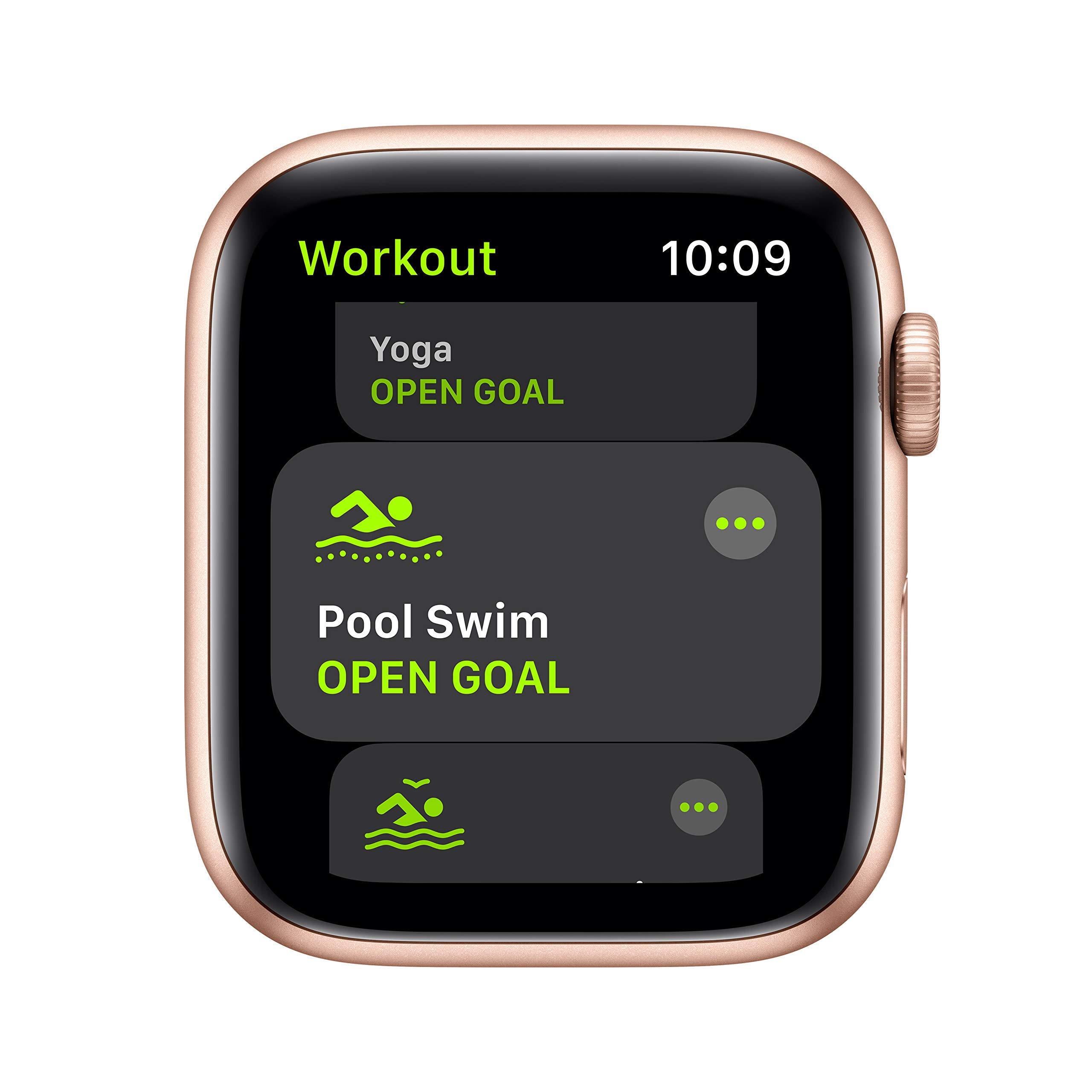 Apple Watch SE 2020 (GPS, 44mm) - Gold Aluminum Case with Pink Sand Sport Band (Renewed) | Smart Watch for Fitness Tracking, Heart Rate Monitoring & iPhone Notifications | Perfect for Running, Workouts & Daily Wear