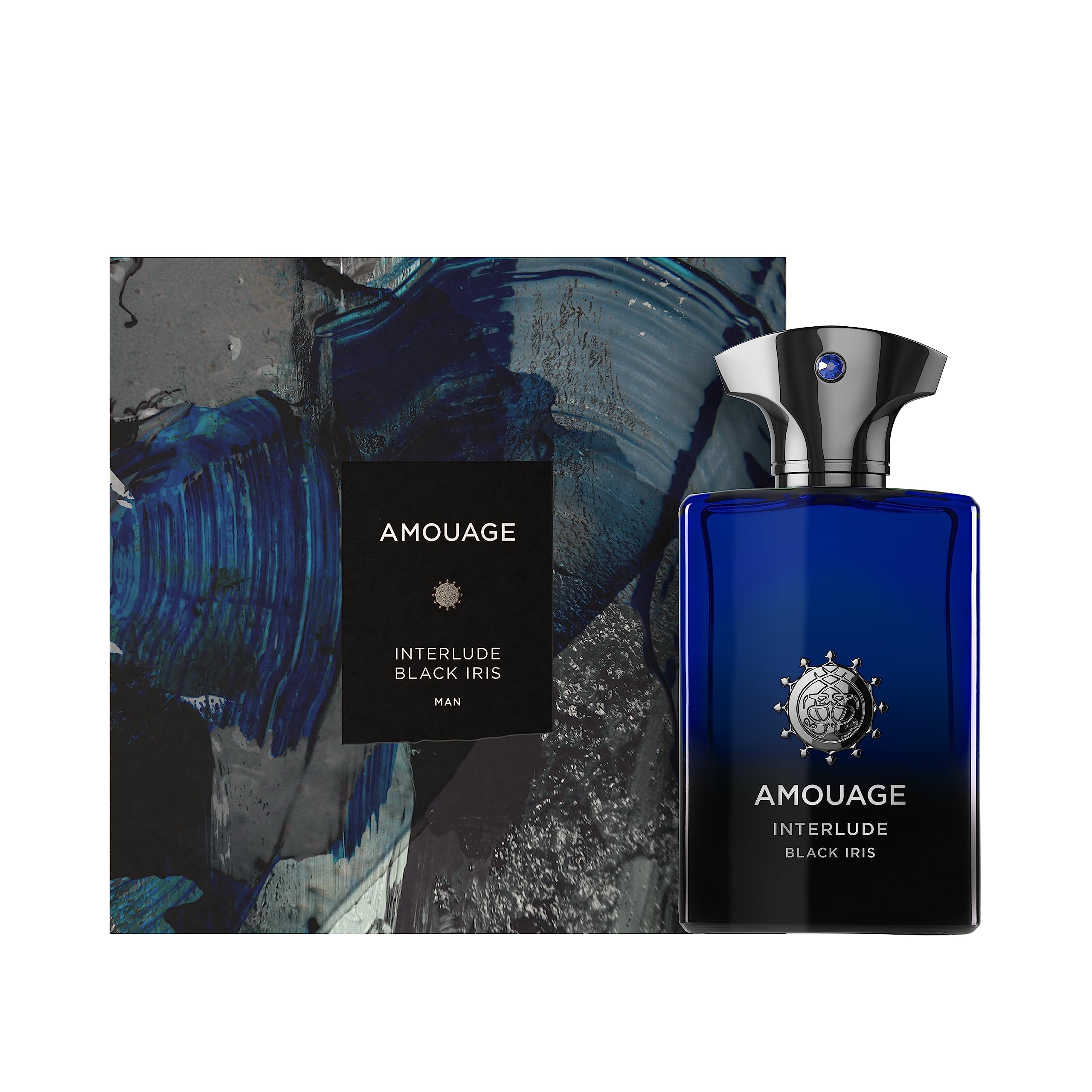 Amouage Interlude Black Iris Man Eau de Parfum - Luxury Men's Cologne for Night Out & Special Occasions