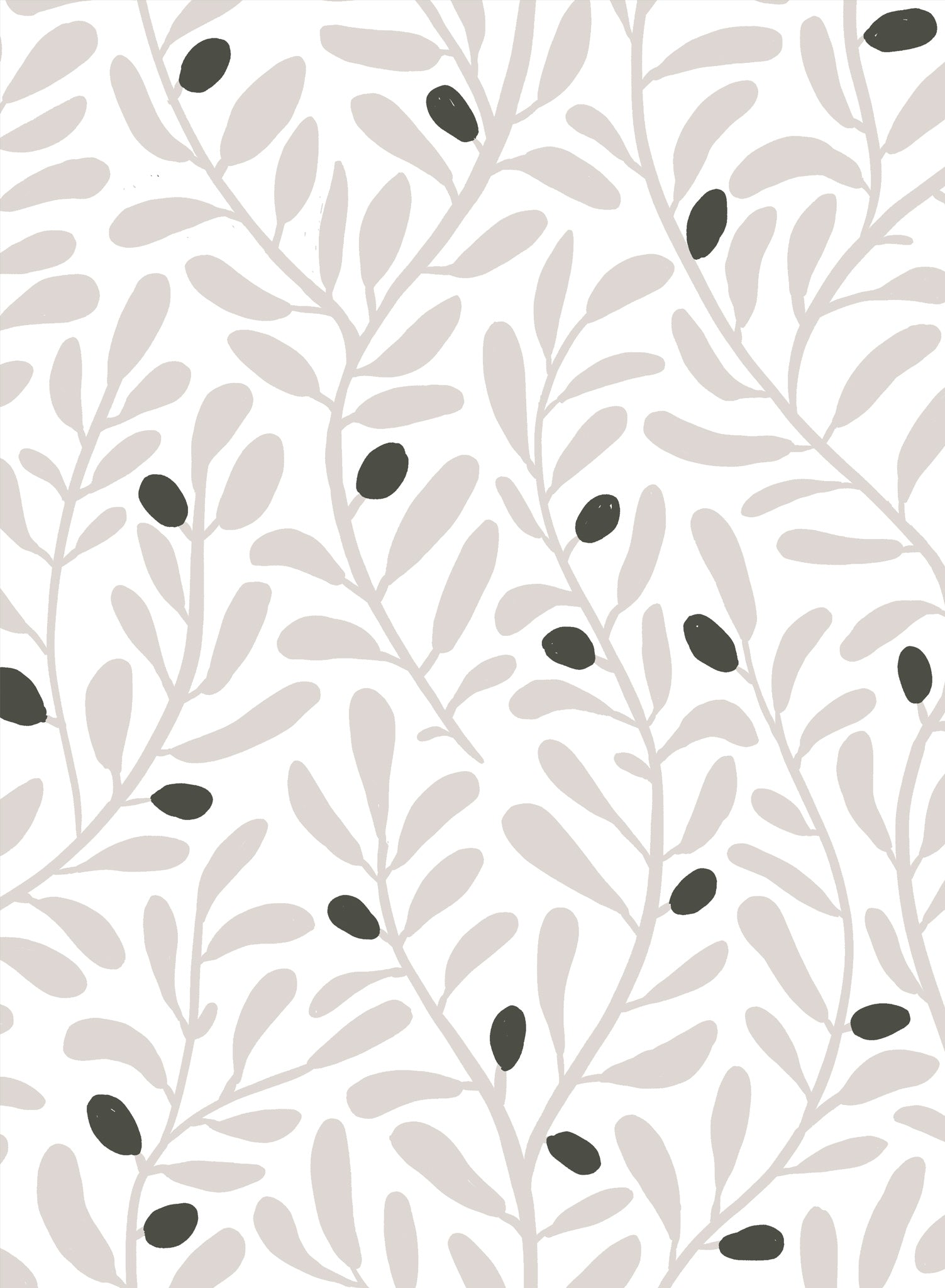 Olive Tree Wallpaper - High-Quality Peel and Stick Wallpaper for Home Decor, Living Room, Bedroom, or Office - Easy to Install & Removable
