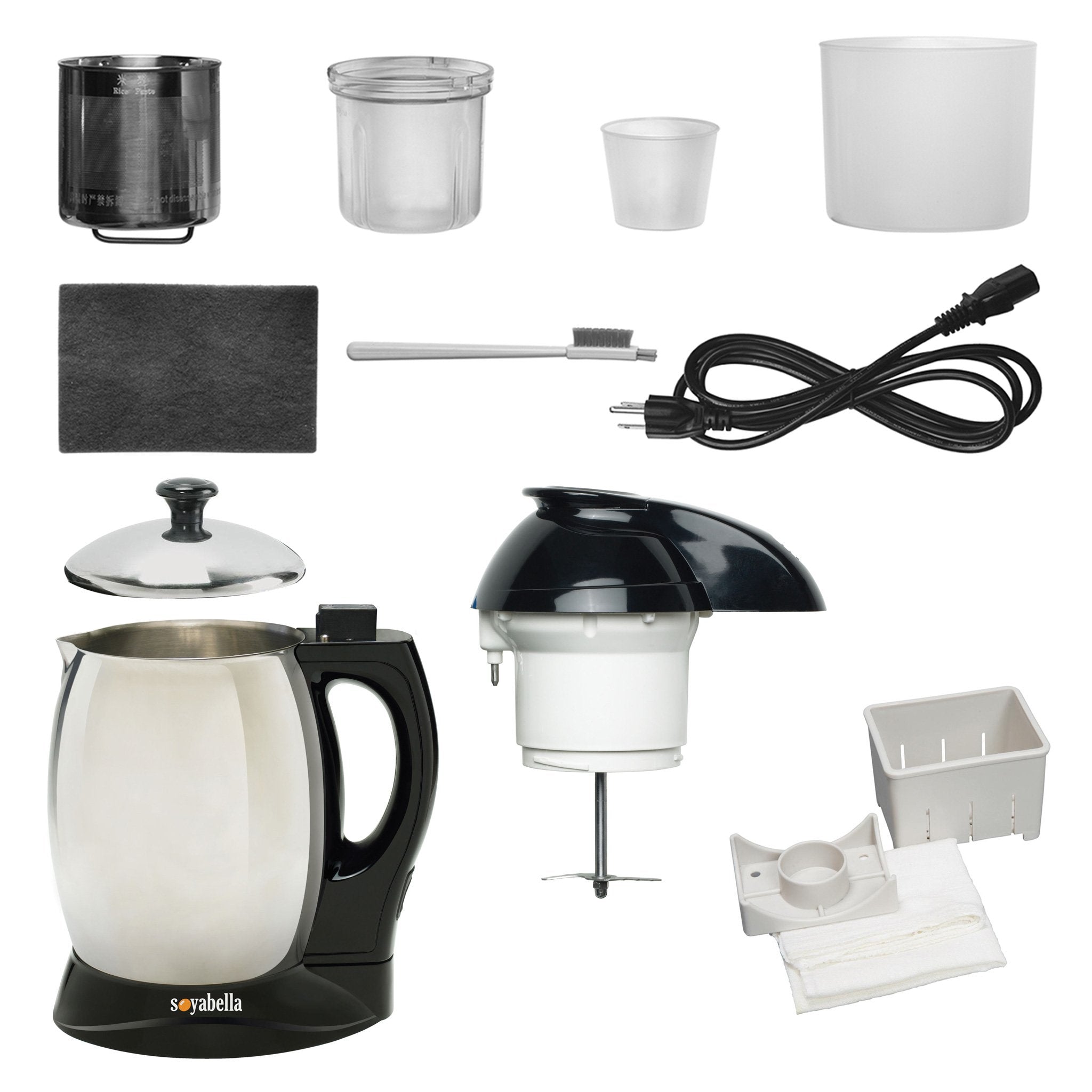 Tribest Soyabella SB-132 Deluxe Soy Milk & Nut Milk Maker - Make Fresh Homemade Almond, Soy, Rice Milk - Perfect for Vegan, Dairy-Free, Keto Diets & Healthy Lifestyles