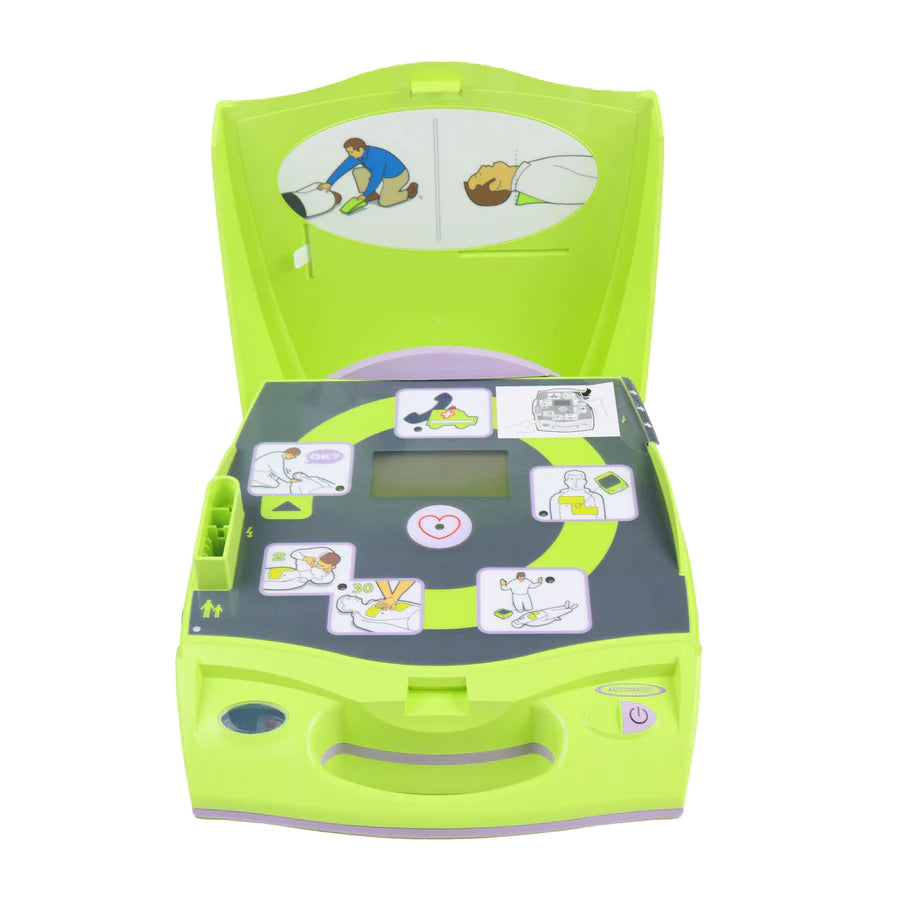 Zoll AED Plus Defibrillator with Real CPR Help - FDA Approved for Adults & Children - Easy-to-Use Automated External Defibrillator for Cardiac Emergencies - Perfect for Offices, Schools, Gyms & Public Spaces