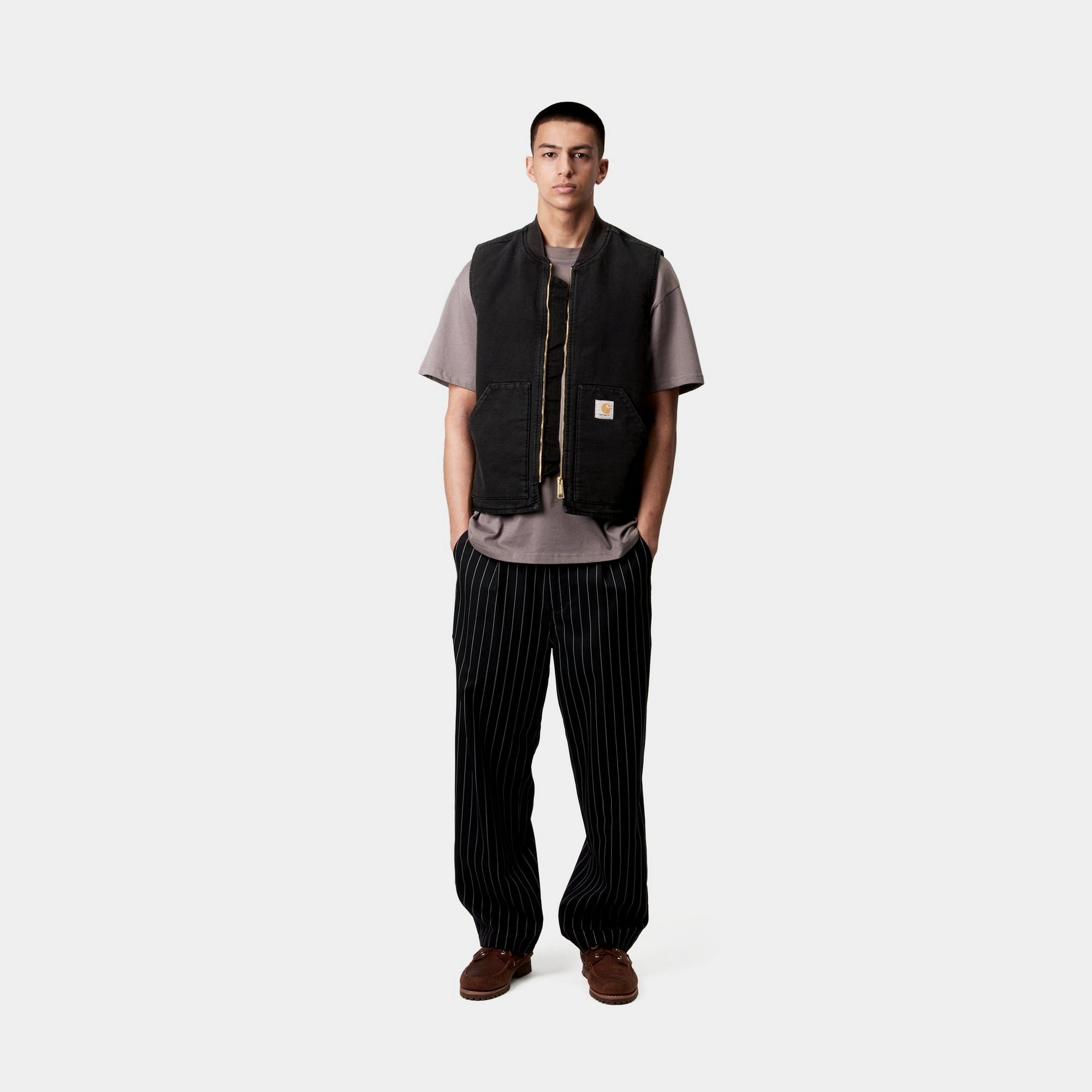 Stone Canvas Black Spring Vest - Lightweight & Stylish for Outdoor Activities, Travel & Casual Wear