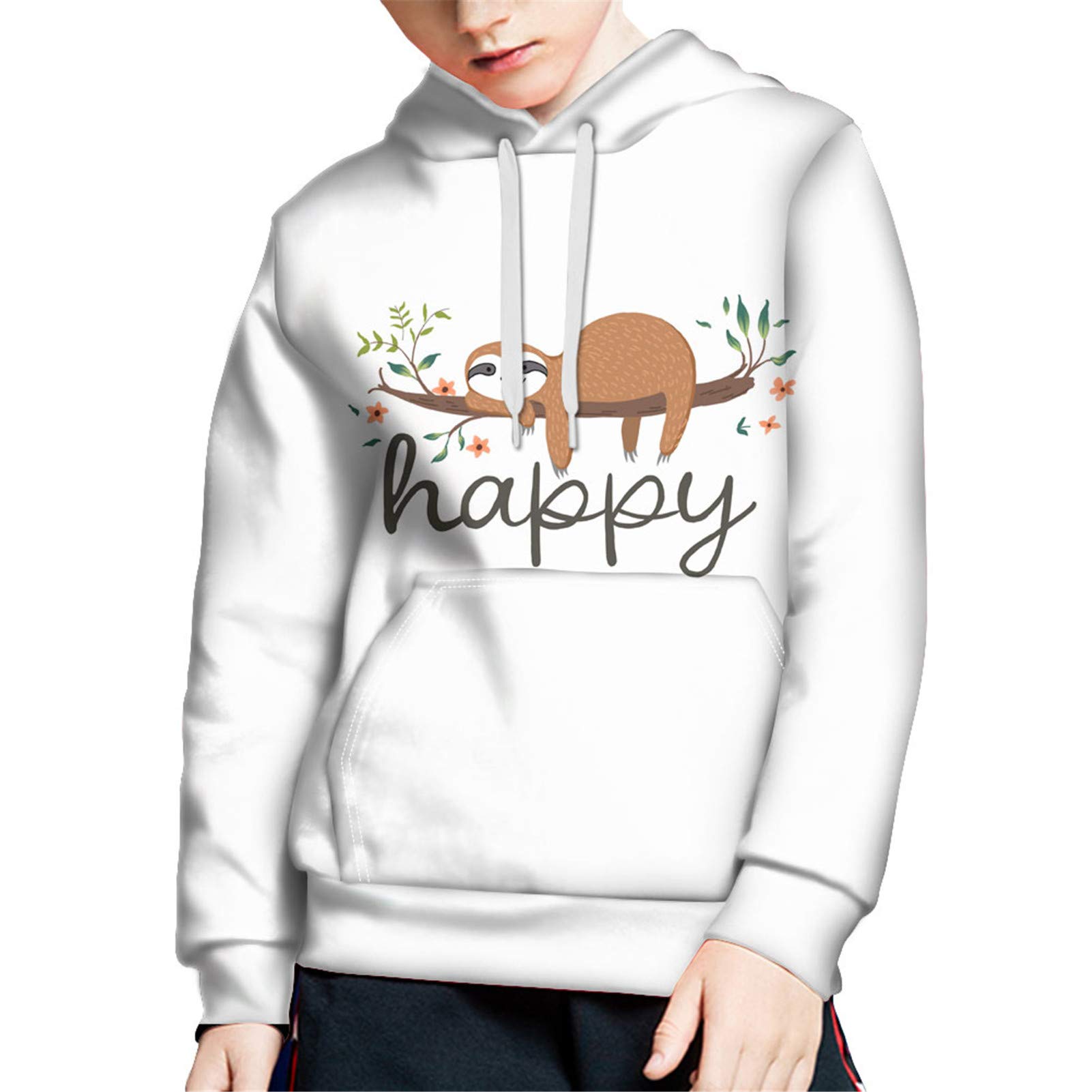 YSTARDREAM Girls Hooded Sweatshirt - Soft Pullover Hoodie with Drawstrings & Long Sleeves - Perfect for School, Casual Wear & Teen Fashion Outfits