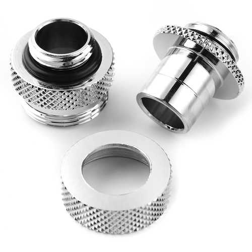 Dual G1/4 External Thread Water Cooling SLI Fittings Connector for PC Liquid Cooling System - Perfect for Custom Gaming Rigs and High-Performance Computers