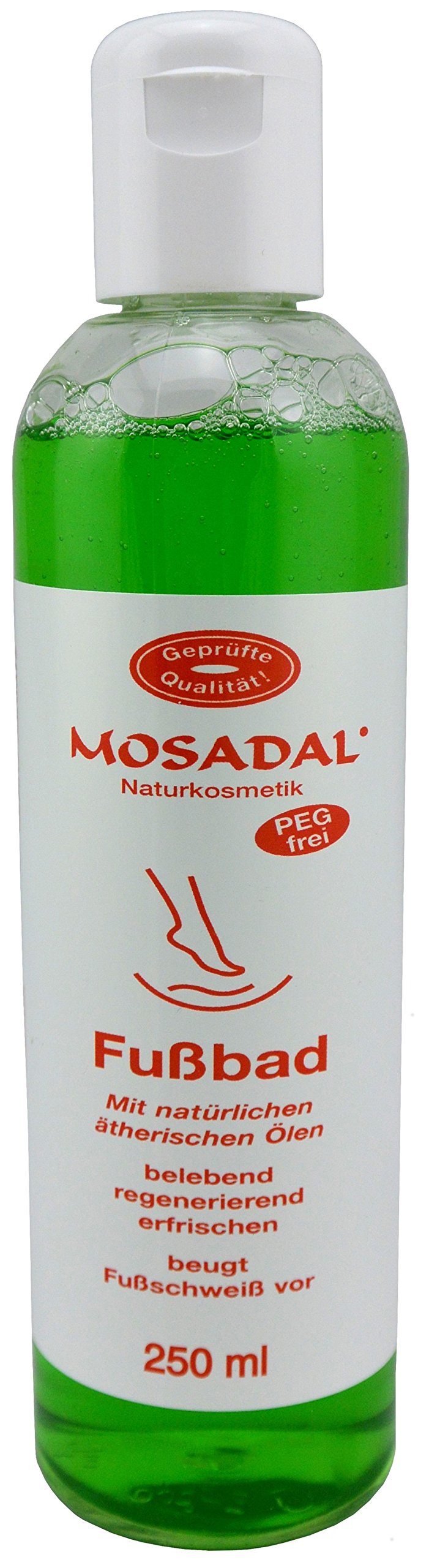 Mosadal Foot Bath 250ml - Natural Sweaty Feet Treatment & Urea 100ml Hydrating Cream - Certified Callus Remover for Foot Care | Perfect for Pedicures, Cracked Heels & At-Home Spa Treatments