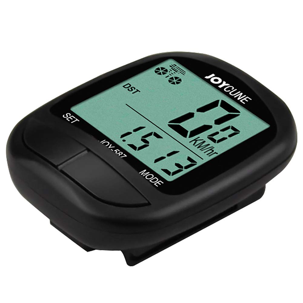 HUIOP Waterproof Wired Bike Computer with LED Display - Bicycle Speedometer & Stopwatch for Outdoor Cycling, Mountain Biking & Road Bikes | Accurate Speed Tracking for Fitness Training & Commuting