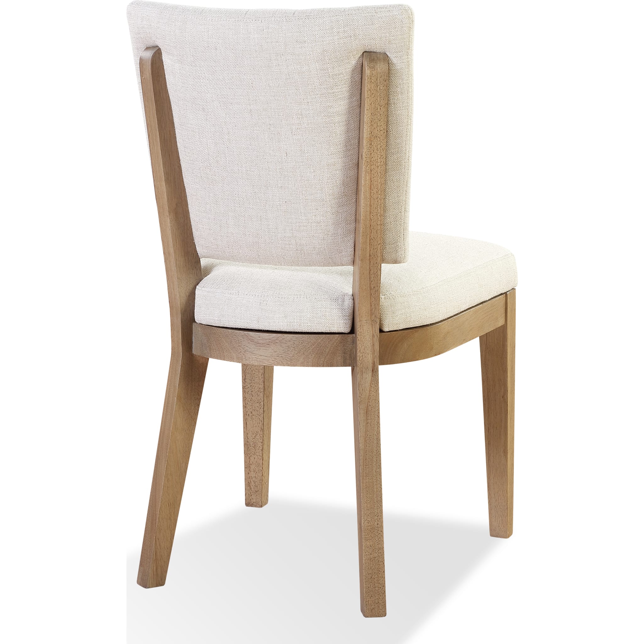 Sumner Channel Back Upholstered Dining Chair in Natural - Comfortable Modern Dining Room Chair for Kitchen, Restaurant & Home Decor
