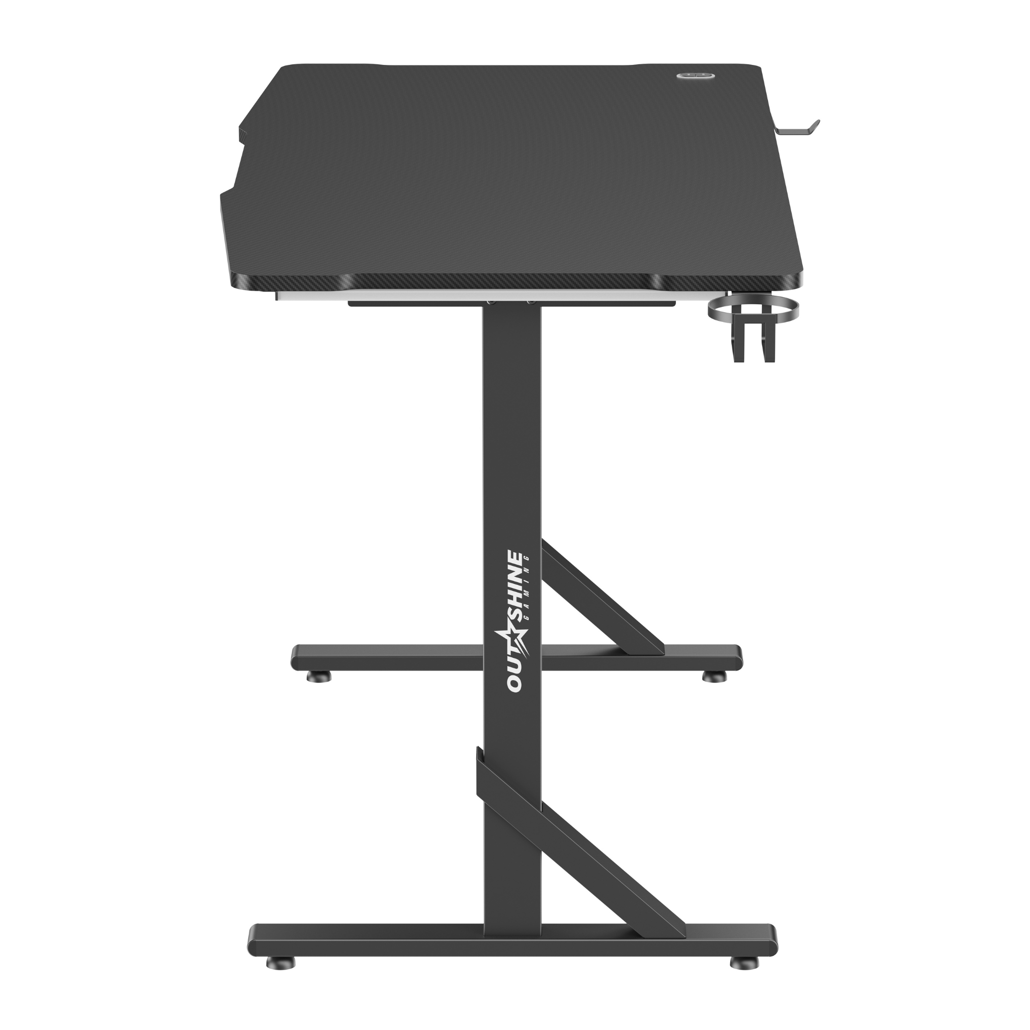 Colossus Mini Heavy Duty RGB Gaming Desk - 112cm Wide, Ergonomic Design for PC & Console Gamers - Perfect for Small Spaces & Home Office Setup