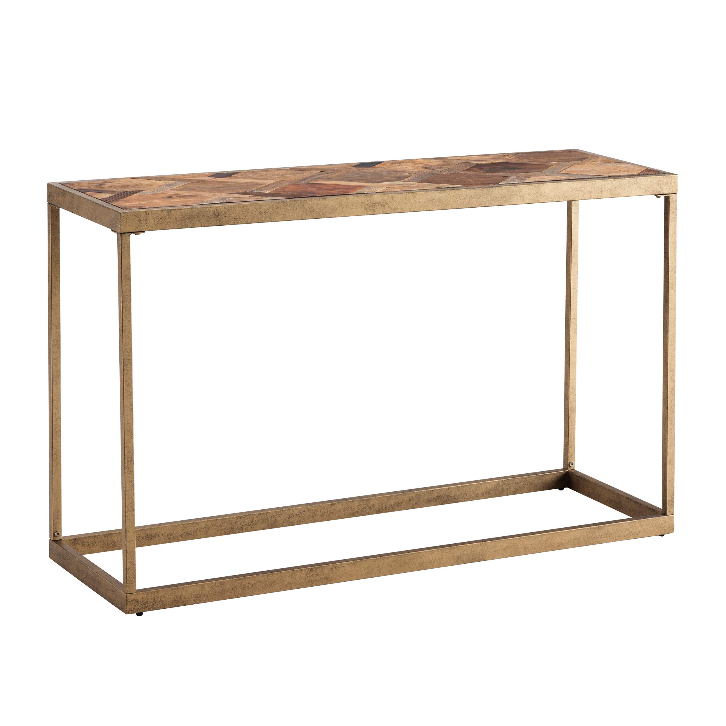 SEI Furniture Southern Enterprises Dorville Console Table - Natural Wood Entryway Table for Hallway, Living Room & Foyer Decor
