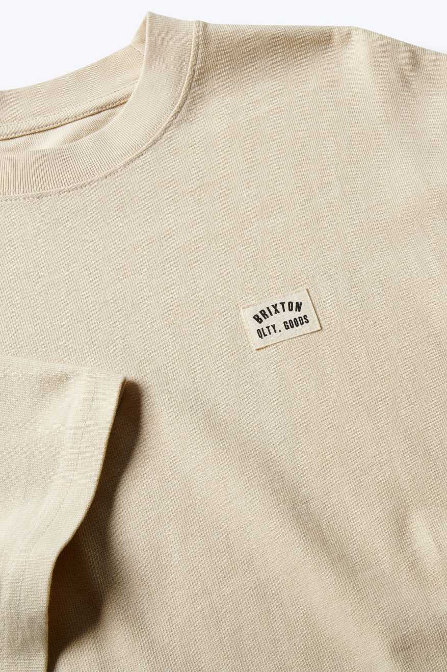 Woodburn Heavyweight Relaxed Fit T-Shirt - Cream Classic Wash | Soft & Comfortable Cotton Tee for Men | Perfect for Casual Wear, Lounging & Everyday Outfits