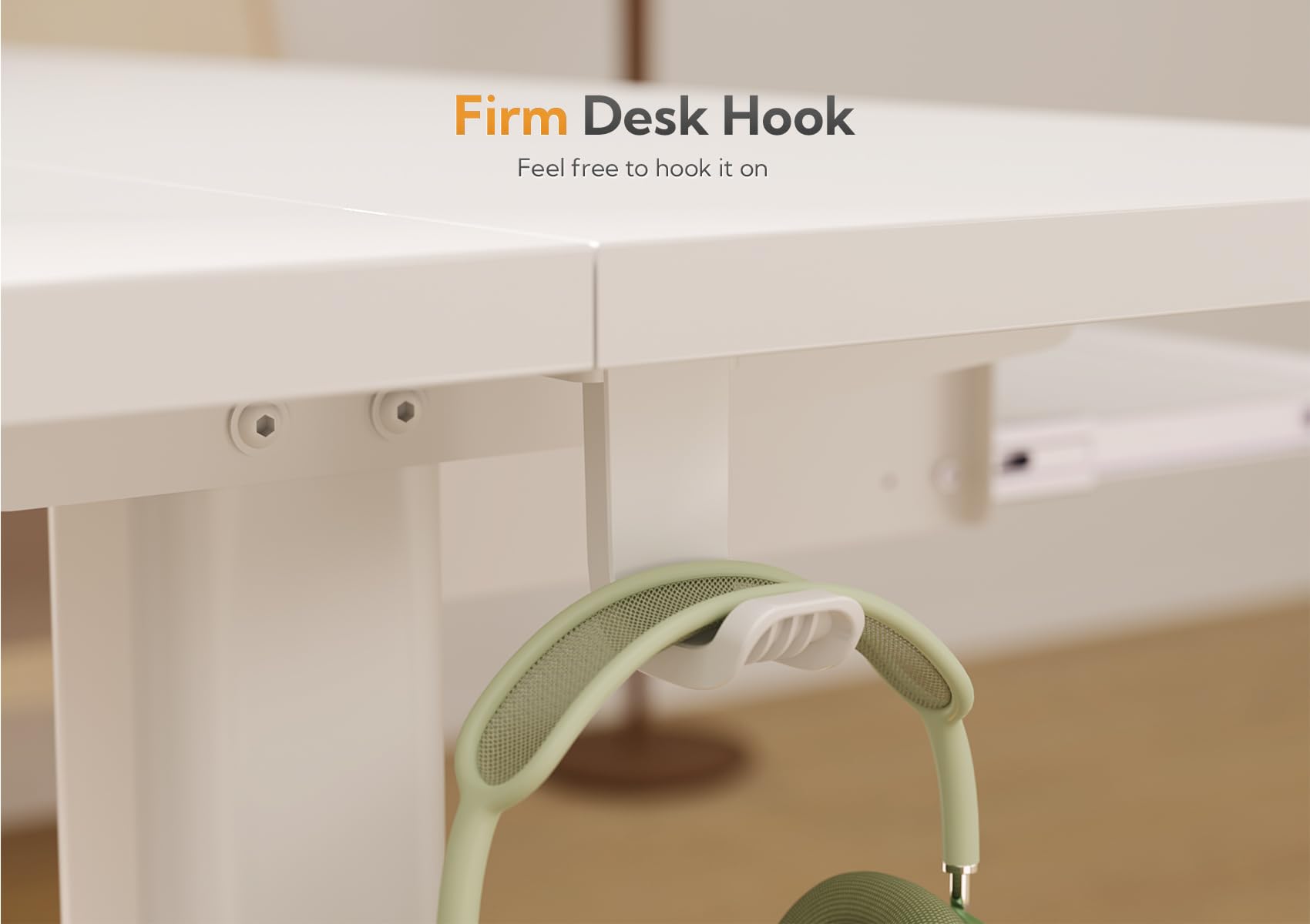 Claiks Electric Height Adjustable Standing Desk with Keyboard Tray - 48x24 Inches Sit Stand Desk for Home Office, White | Ergonomic Workspace Solution for Productivity & Comfort