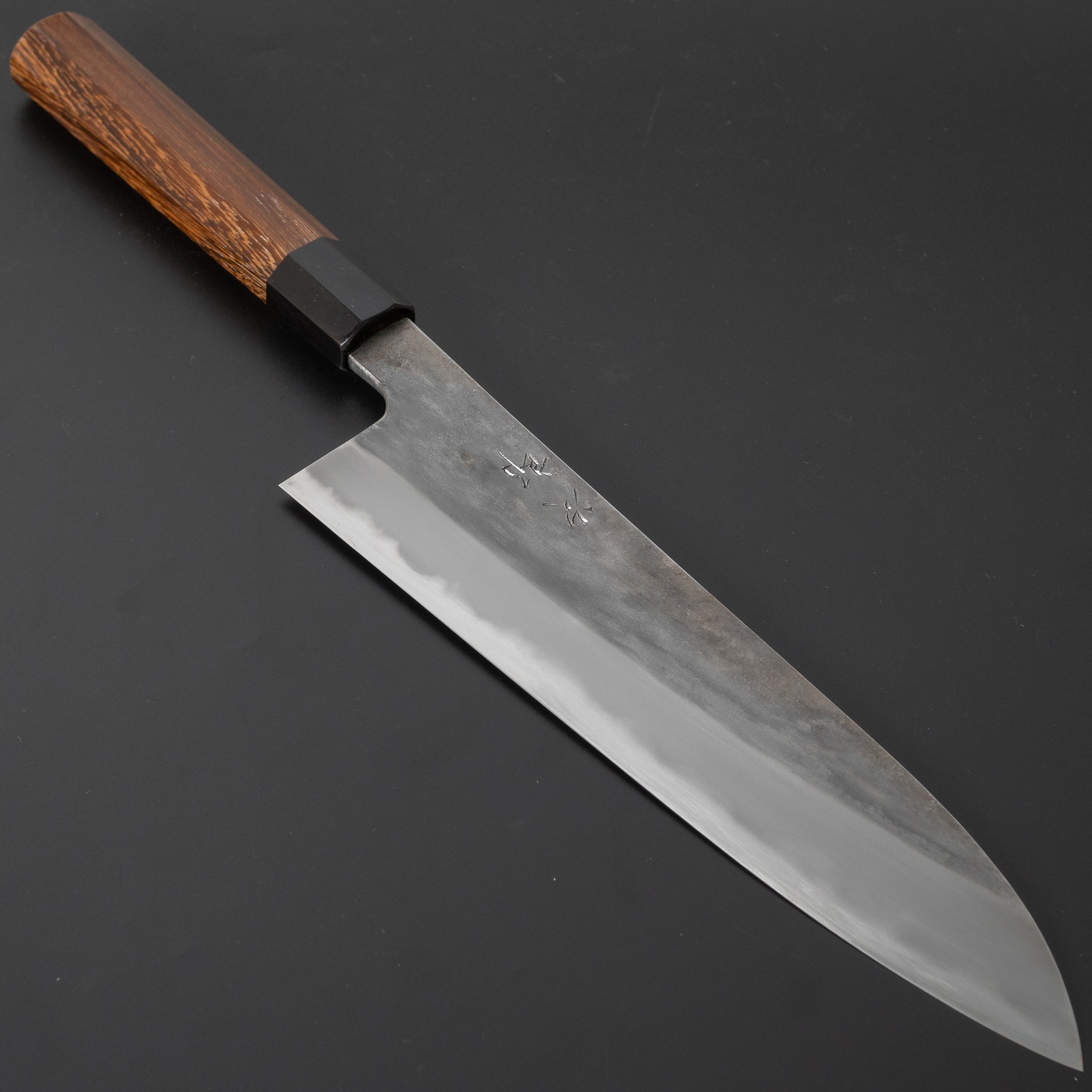 Premium Jiro Tsuchime Wa Gyuto 225mm Japanese Chef Knife with Taihei Tagayasan Handle - Perfect for Sushi, Meat Cutting & Professional Kitchen Use (#369)