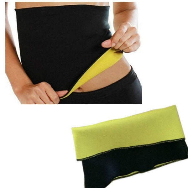 Slim Abs Workout Belt - Waist Trainer for Women & Men, Tummy Trimmer for Weight Loss & Core Strength | Perfect for Gym, Running & Home Fitness