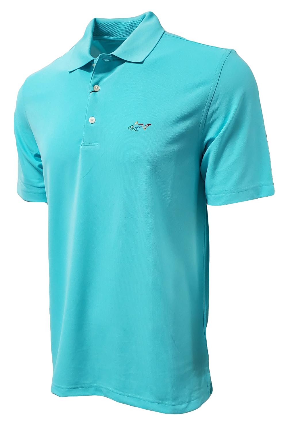 Greg Norman Men's Casual Golf Shirts - Comfortable & Stylish Polo for Golf, Work & Everyday Wear - Moisture-Wicking Performance Fabric