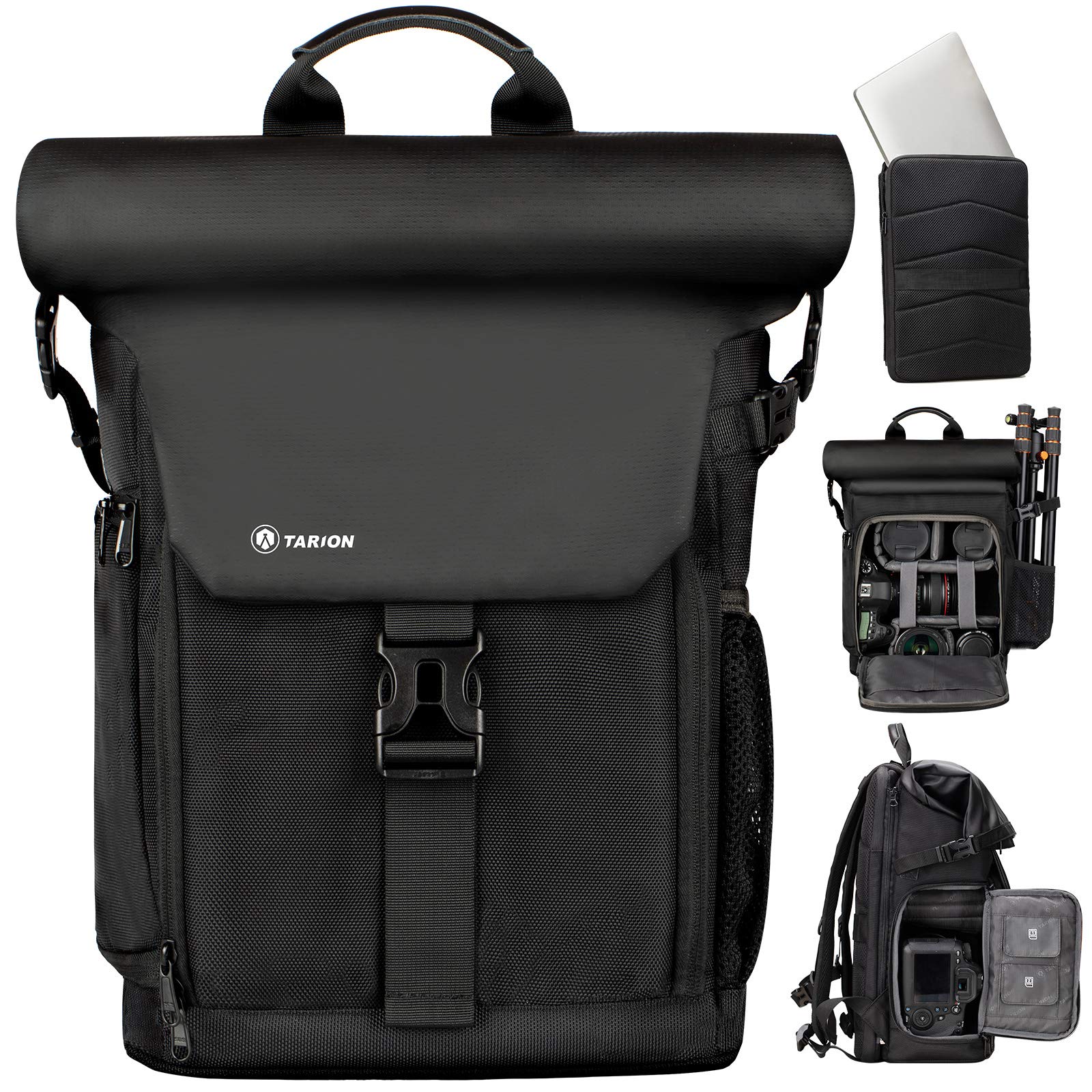 TARION Professional Camera Backpack - Waterproof DSLR/SLR Photography Bag with Anti-Shock Storage for Digital Cameras, Lenses & Accessories - Perfect for Travel, Hiking & Outdoor Photography