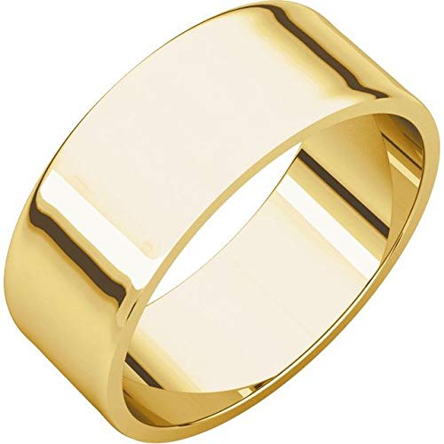 14K White Gold 2mm Flat Ultra Light Wedding Band Ring - Size 7 - Comfort Fit Minimalist Stackable Ring for Women - Perfect for Everyday Wear, Anniversary Gifts & Bridal Jewelry