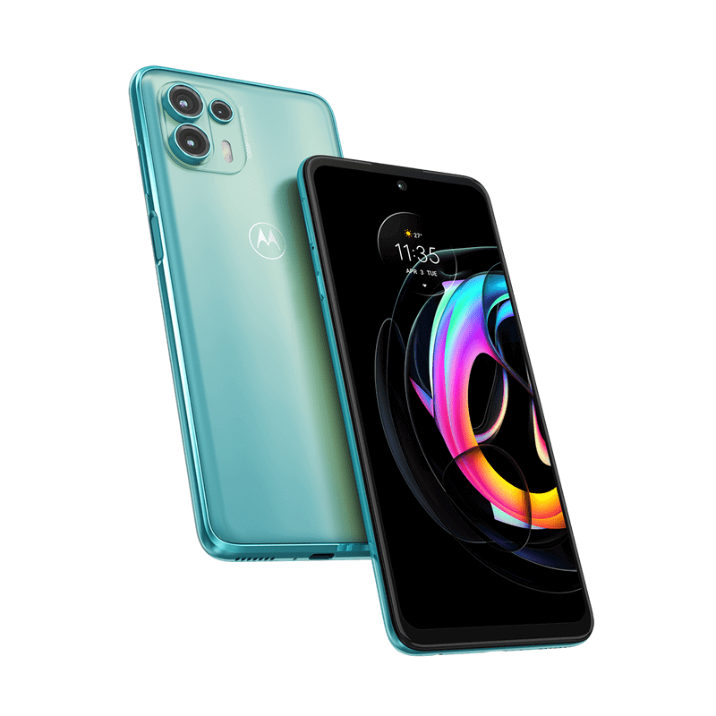 Motorola Edge 20 Lite Smartphone - 8GB RAM 128GB Storage - Electric Graphite Color - 5G Android Phone with Triple Camera | Perfect for Gaming, Streaming & Business Use