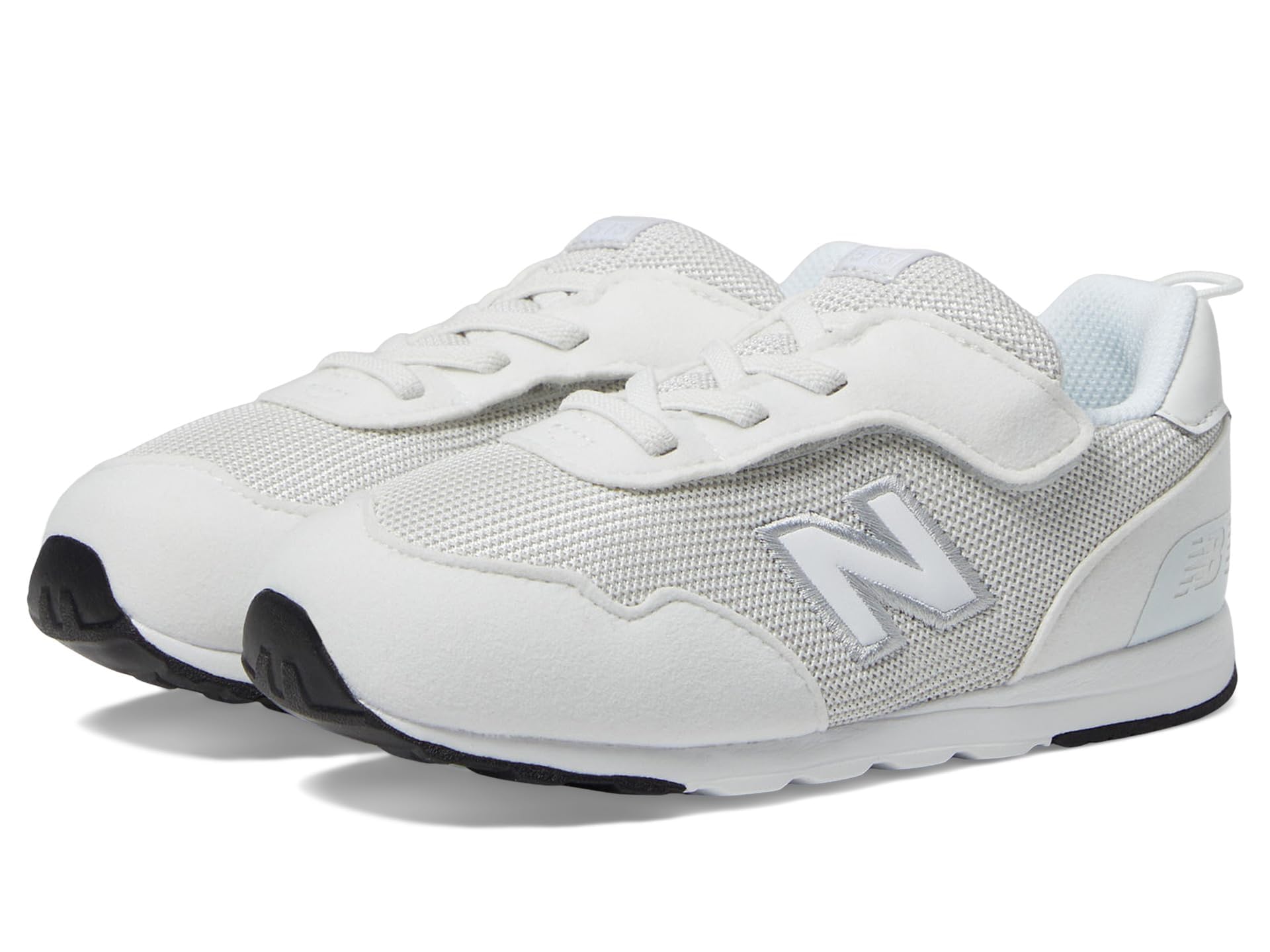 New Balance Kids 515 Hook & Loop Sneakers - Lightweight Walking Shoes for Toddlers (Reflection/White/Aluminum Grey) Size 3.5 XW Infant - Perfect for Preschool, Playtime & Everyday Wear