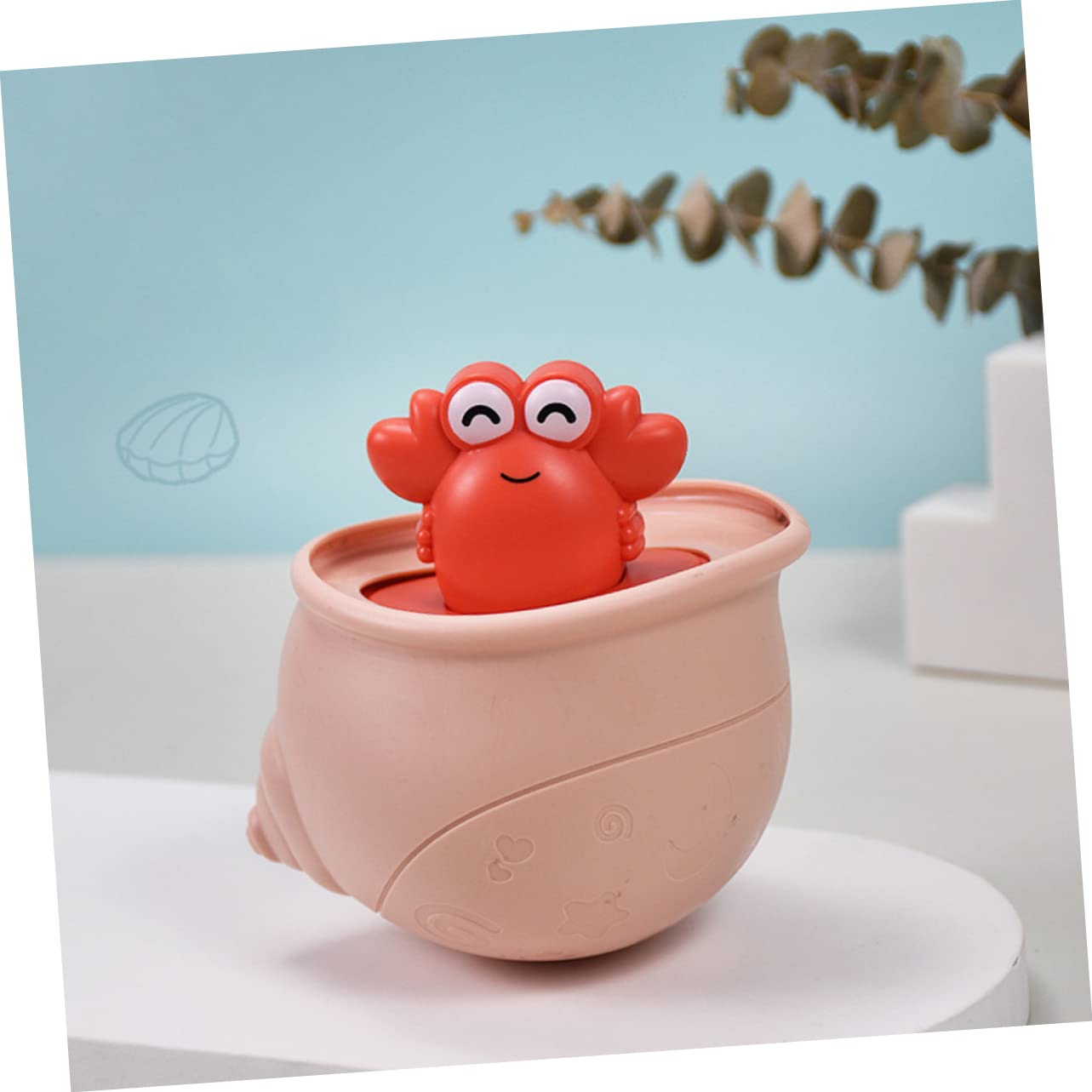 VICASKY 8 Pack Wind Up Bath Toys - Floating Crab Ocean Animal Toys for Kids, Fun Bathtime Swimming Pool Play - Durable Plastic Tub Toys for Toddlers & Children