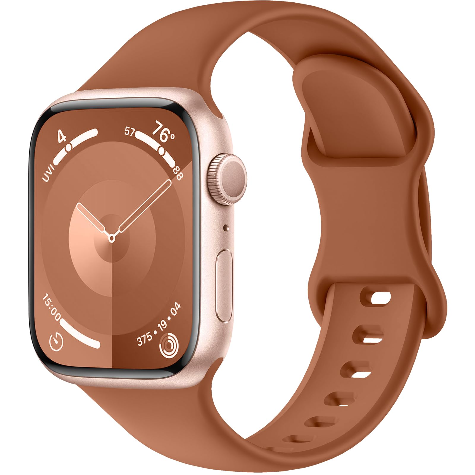 Premium Soft Silicone Sport Band for Apple Watch Series 1-9, Ultra & SE - Compatible with 38mm 40mm 41mm 42mm 44mm 45mm 49mm - Comfortable Durable Replacement Strap for Men & Women - Perfect for Workouts, Running & Everyday Wear