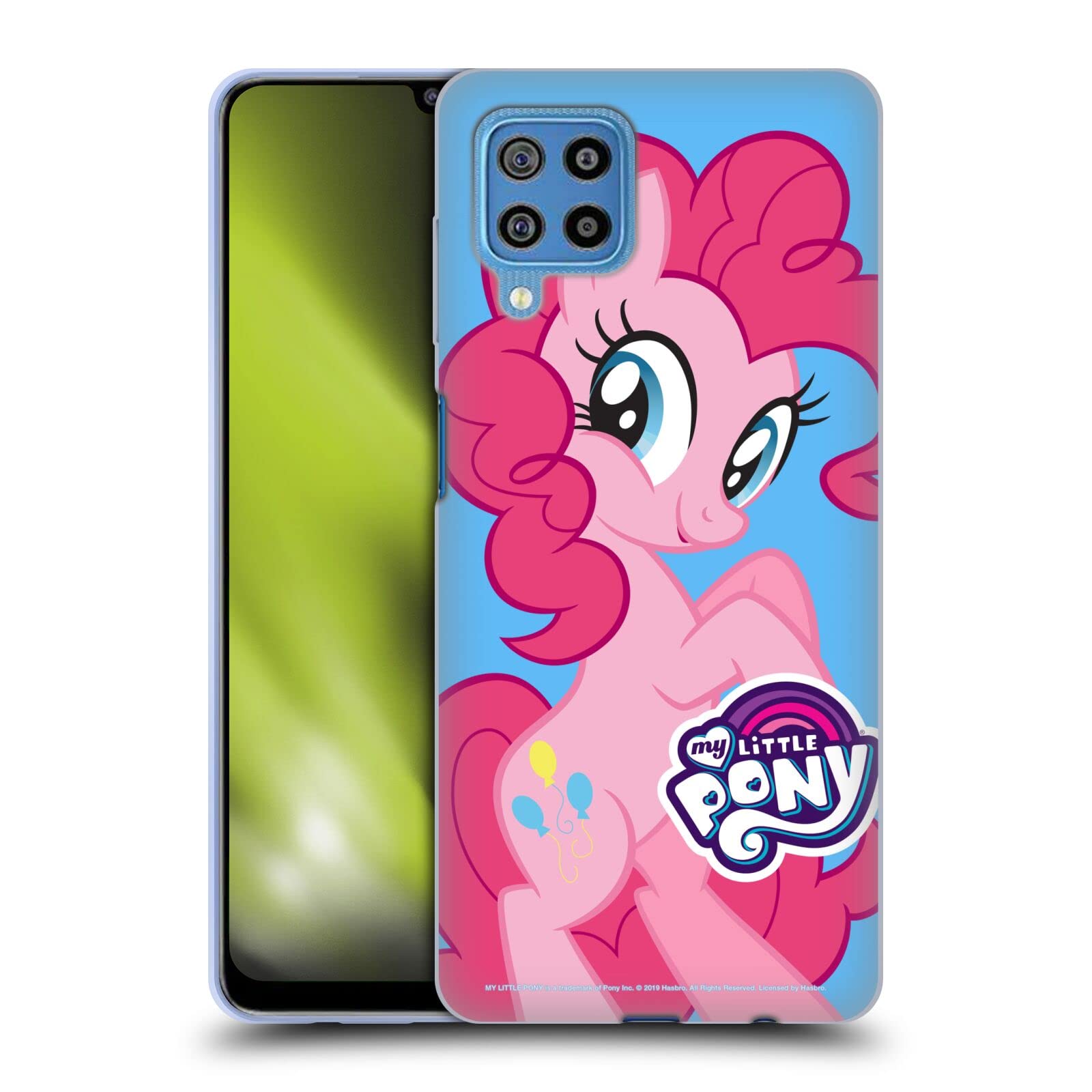 Officially Licensed My Little Pony Pinkie Pie Soft Gel Case for Samsung Galaxy F22 (2021) - Cute Character Art Protective Phone Cover | Perfect for Kids, Collectors & MLP Fans