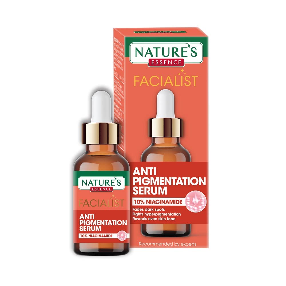 NATURES ESSENCE 10% Niacinamide Serum for Acne & Blemishes - Anti Pigmentation Face Treatment, 30ml | Brightening & Even Skin Tone for Daily Skincare Routine