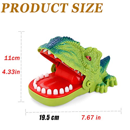 Dinosaur Teeth Toys for Kids - Interactive Biting Finger Dentist Game with Fun Sounds, Educational Pretend Play Toy for Ages 4+ | Perfect for Birthday Gifts, Classroom Rewards & Family Game Night