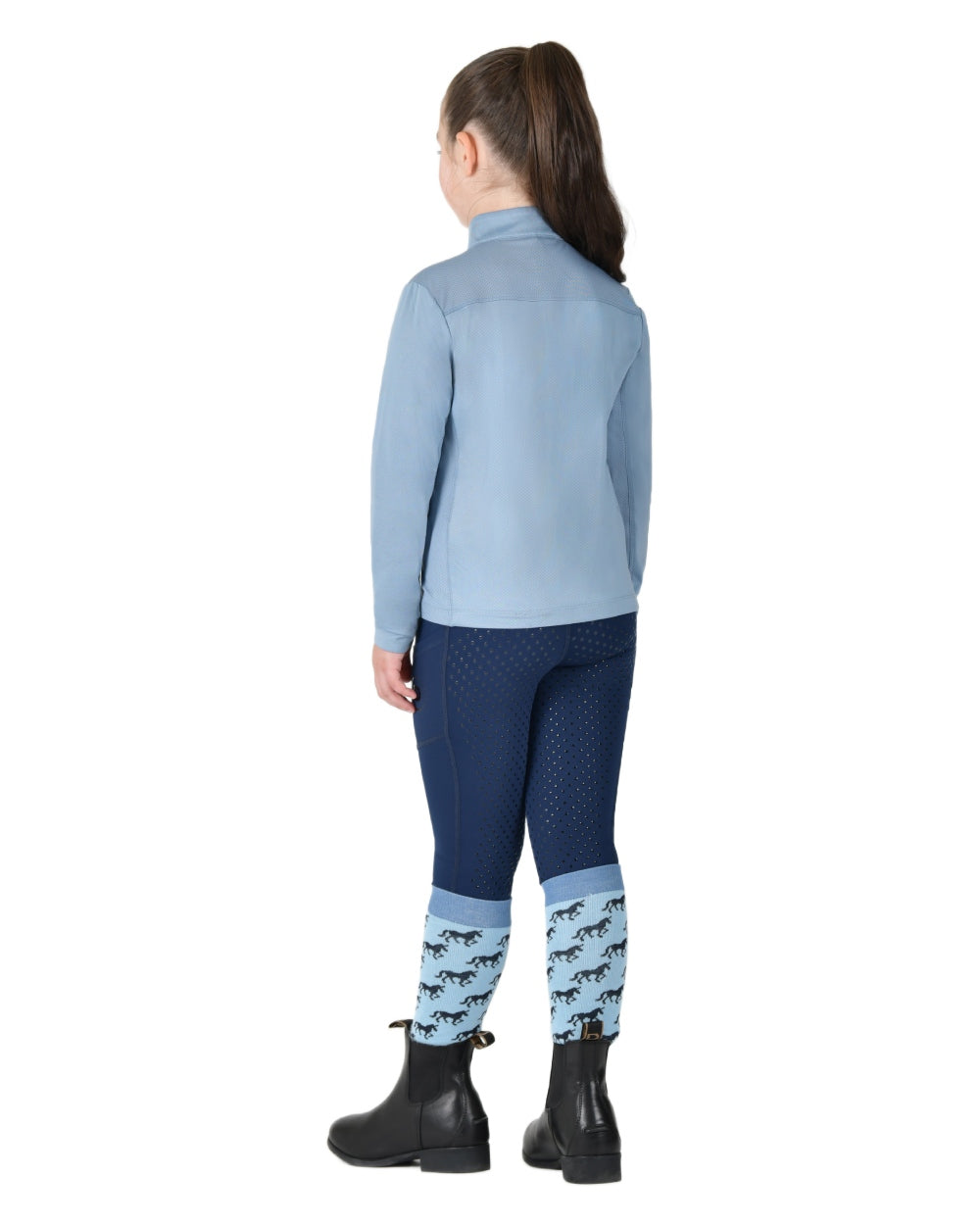Dublin Kids Breathable Long Sleeve Riding Top for Equestrian Training - Comfortable & Moisture-Wicking Horseback Riding Shirt for Boys & Girls - Perfect for Show Jumping, Dressage & Outdoor Activities