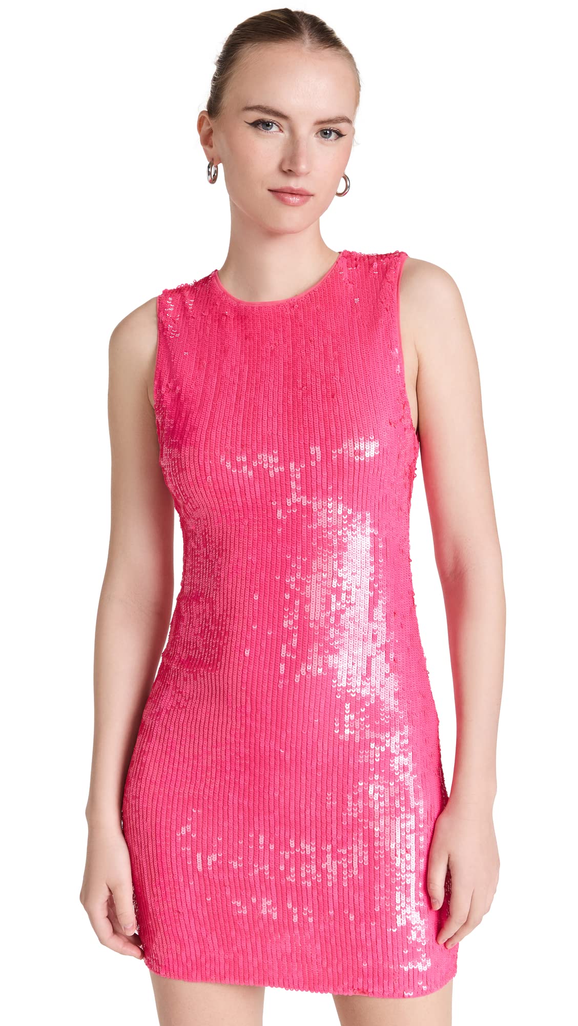 Alice + Olivia Women's Delora Sleeveless Sequin Party Dress - Elegant Evening Gown for Cocktail Parties, Weddings & Special Occasions