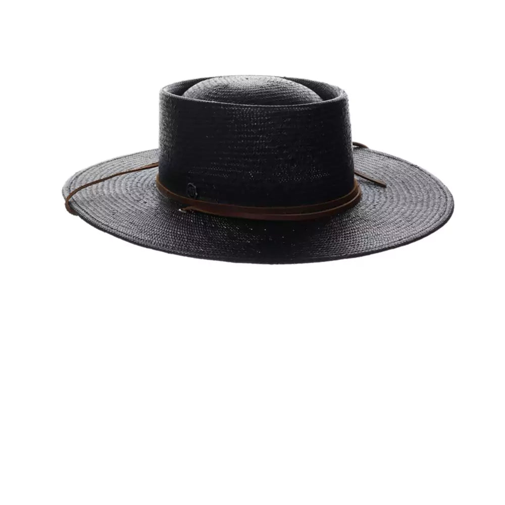 Biltmore Styles Straw Gambler Hat for Men & Women - Classic Summer Sun Hat for Outdoor, Beach, and Garden - Wide Brim Fedora Hat for Sun Protection