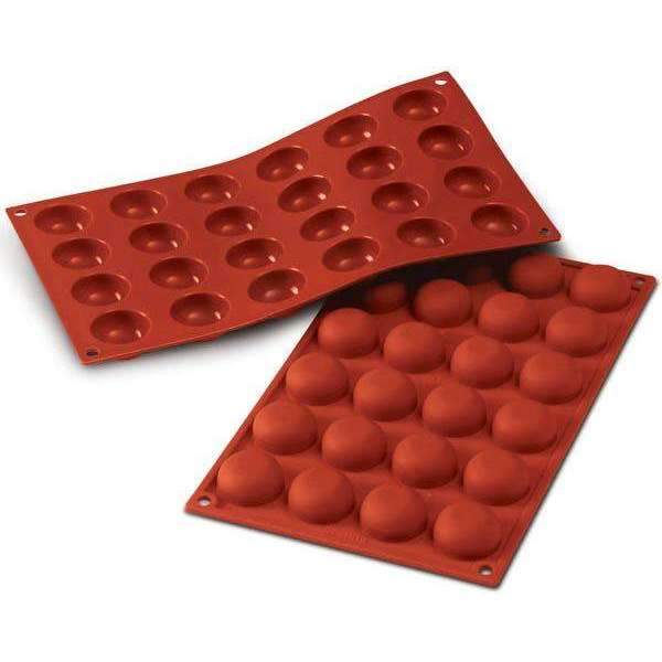 Premium Silikomart Pomponnettes Silicone Cake Mold - Professional Baking Tool for Cupcakes, Desserts & Chocolate Making | Perfect for Home Bakers & Pastry Chefs