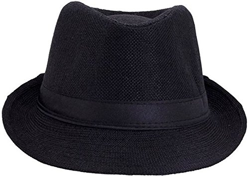SHISHUONLINE Fedora Hat for Men & Women - Classic Wool Felt Dress Hat with Wide Brim - Perfect for Outdoor Events, Weddings & Fashion Accessories (Pack of 1)
