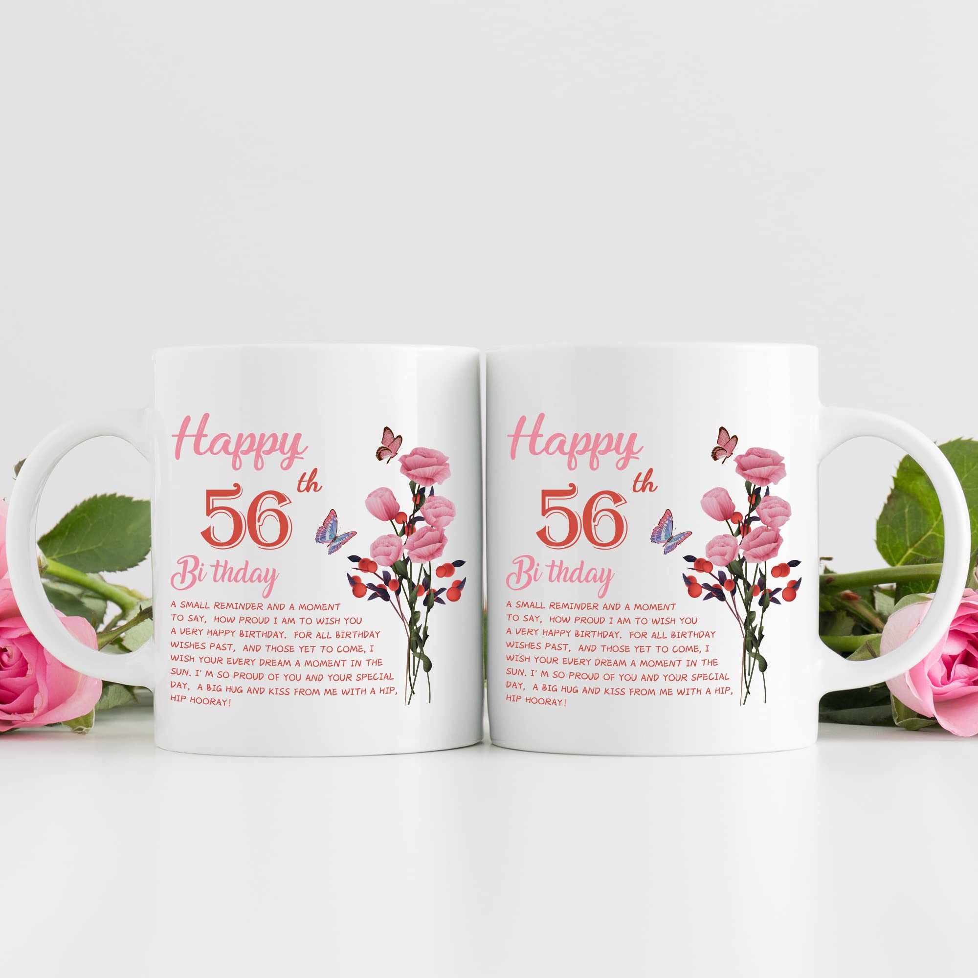 56th Birthday Gifts for Women - Funny 11oz Coffee Mug for Wife, Mom, Sister, Aunt & Coworker - Perfect 56th Birthday Present for Women - Great for Coffee, Tea & Office Use