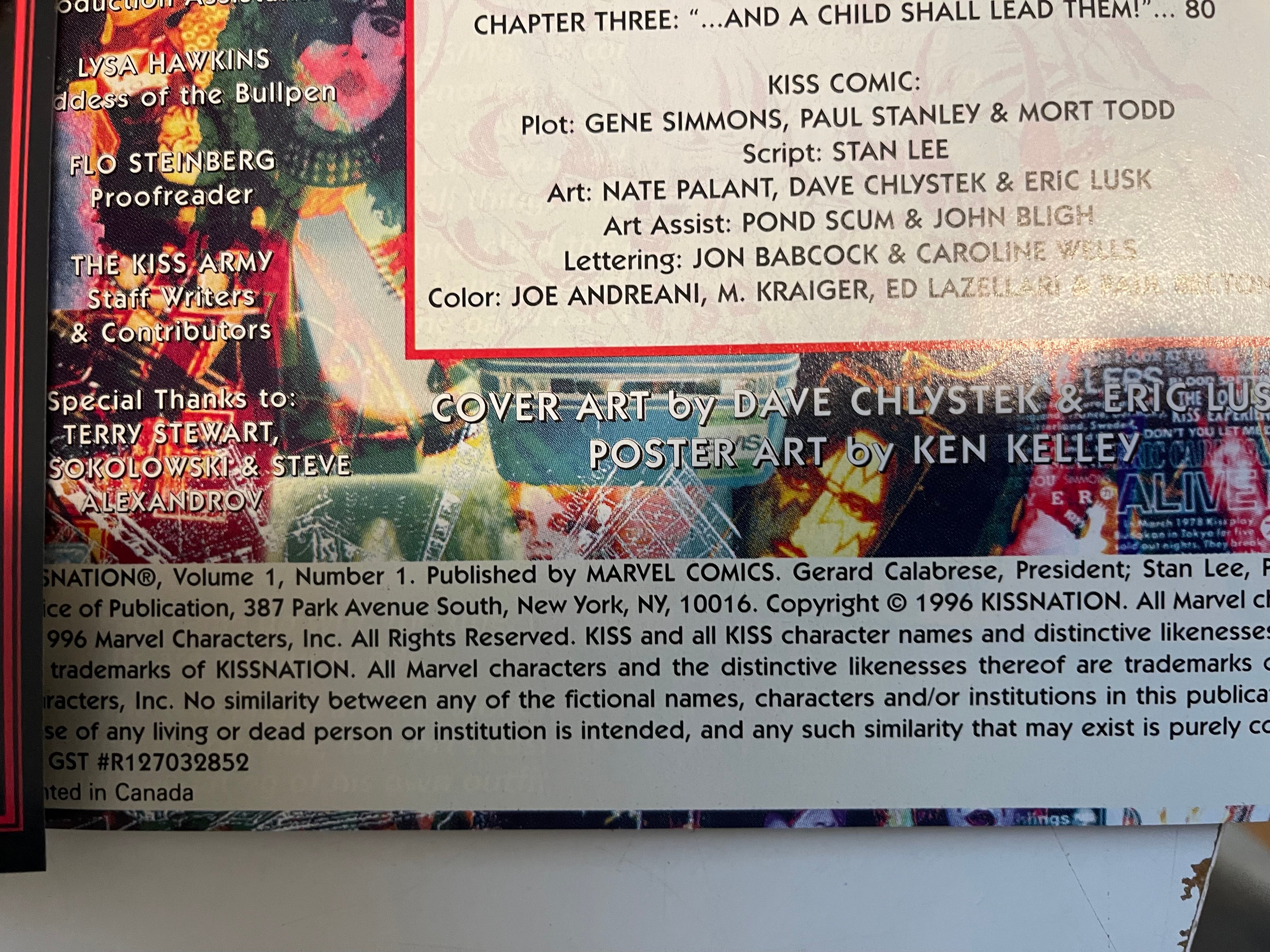 Rare 1996 Kissnation Limited Edition High-Grade Comic Book - Perfect for Collectors & Pop Culture Enthusiasts