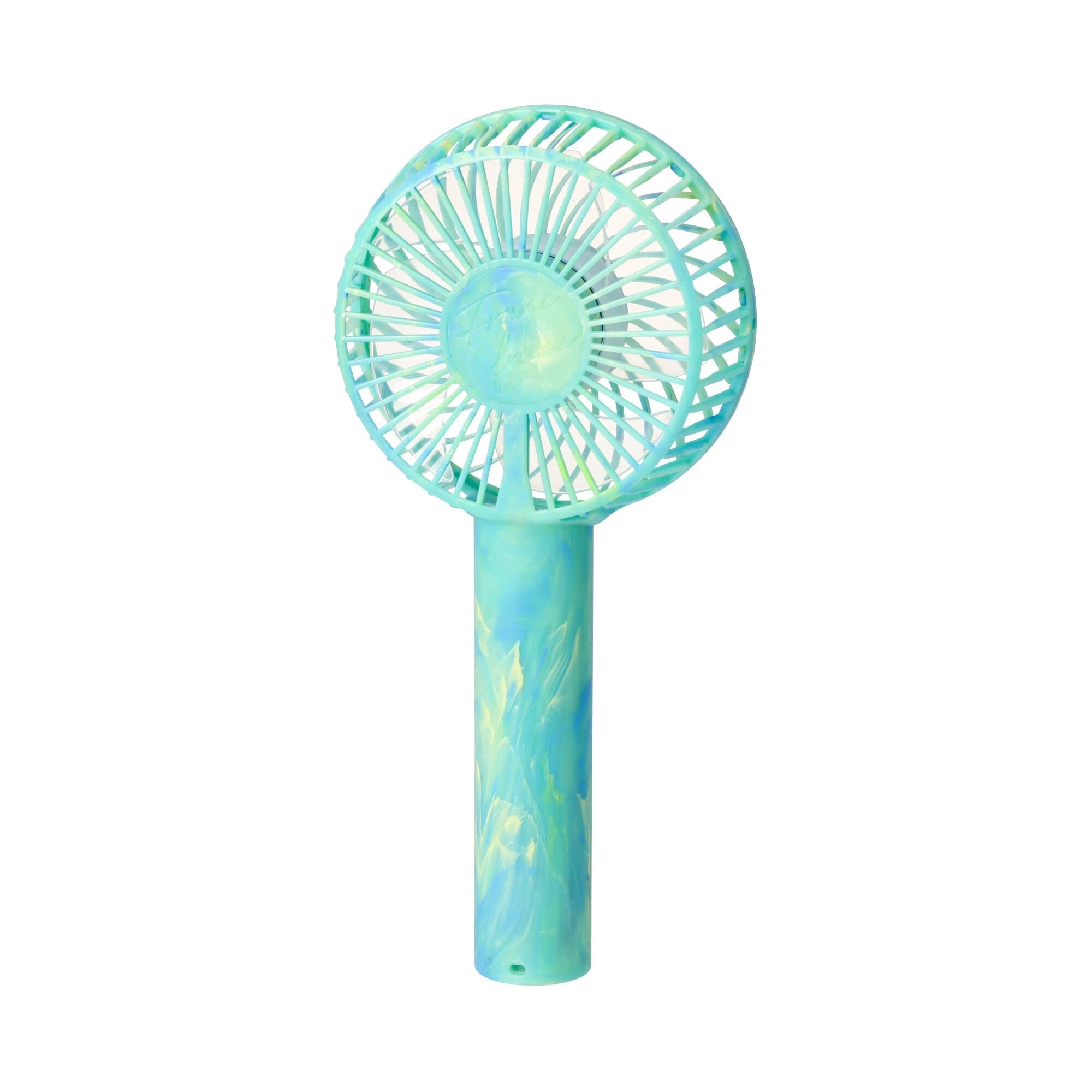 FRAIS Portable Handheld Fan - Mini USB Rechargeable Cooling Fan, Marble Green - Perfect for Travel, Office, and Outdoor Activities